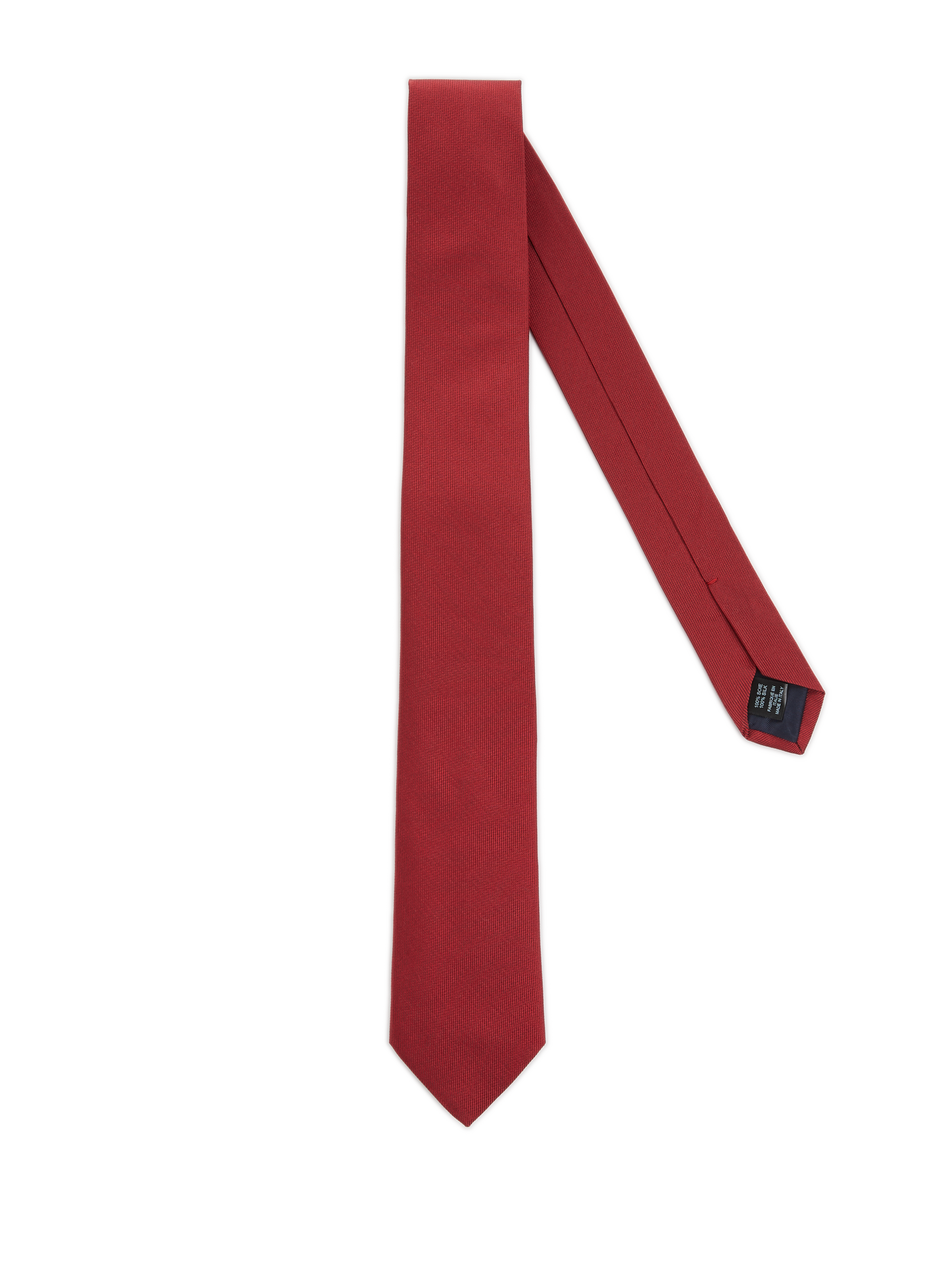 AU PRINTEMPS PARIS Silk tie Red