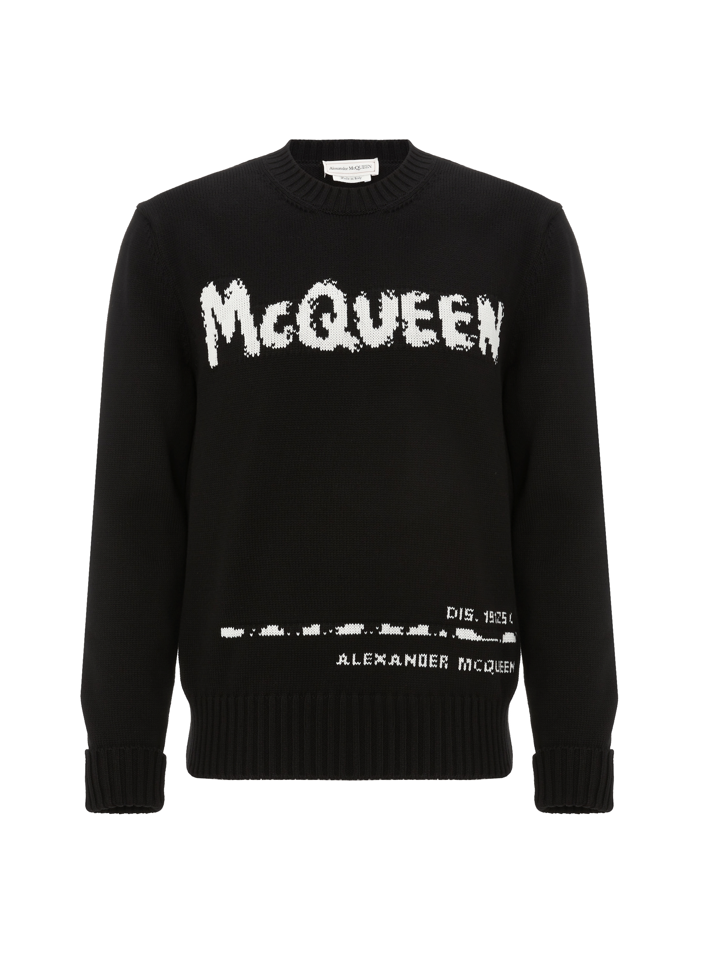 Pull à logo en coton