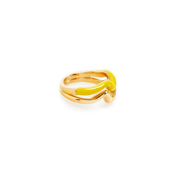 Bague Double Ring Squiggle