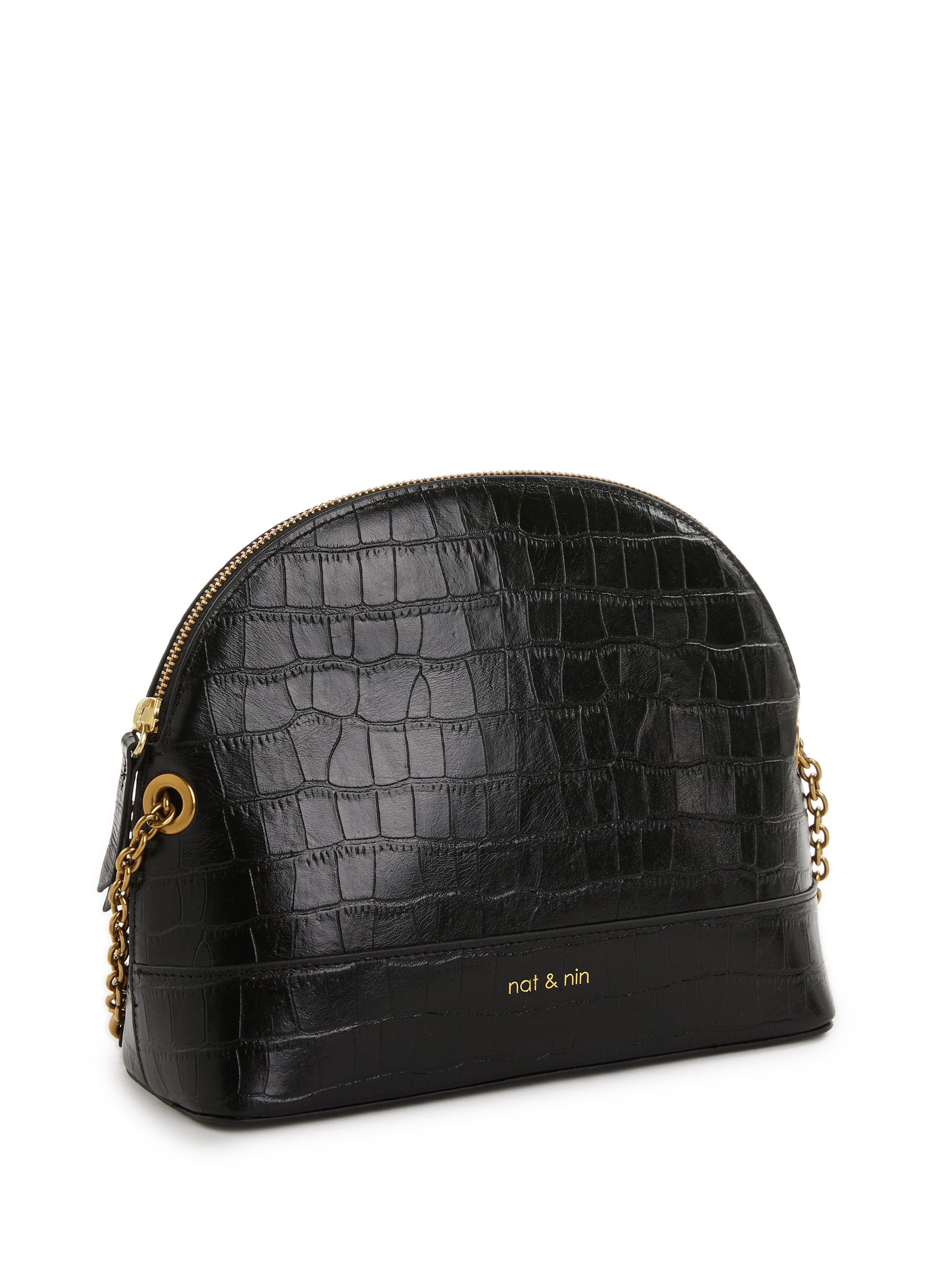 Sac Juliet en cuir NAT &amp; NIN Noir