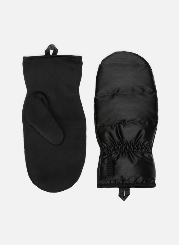 RAINS Moufles en coton Noir