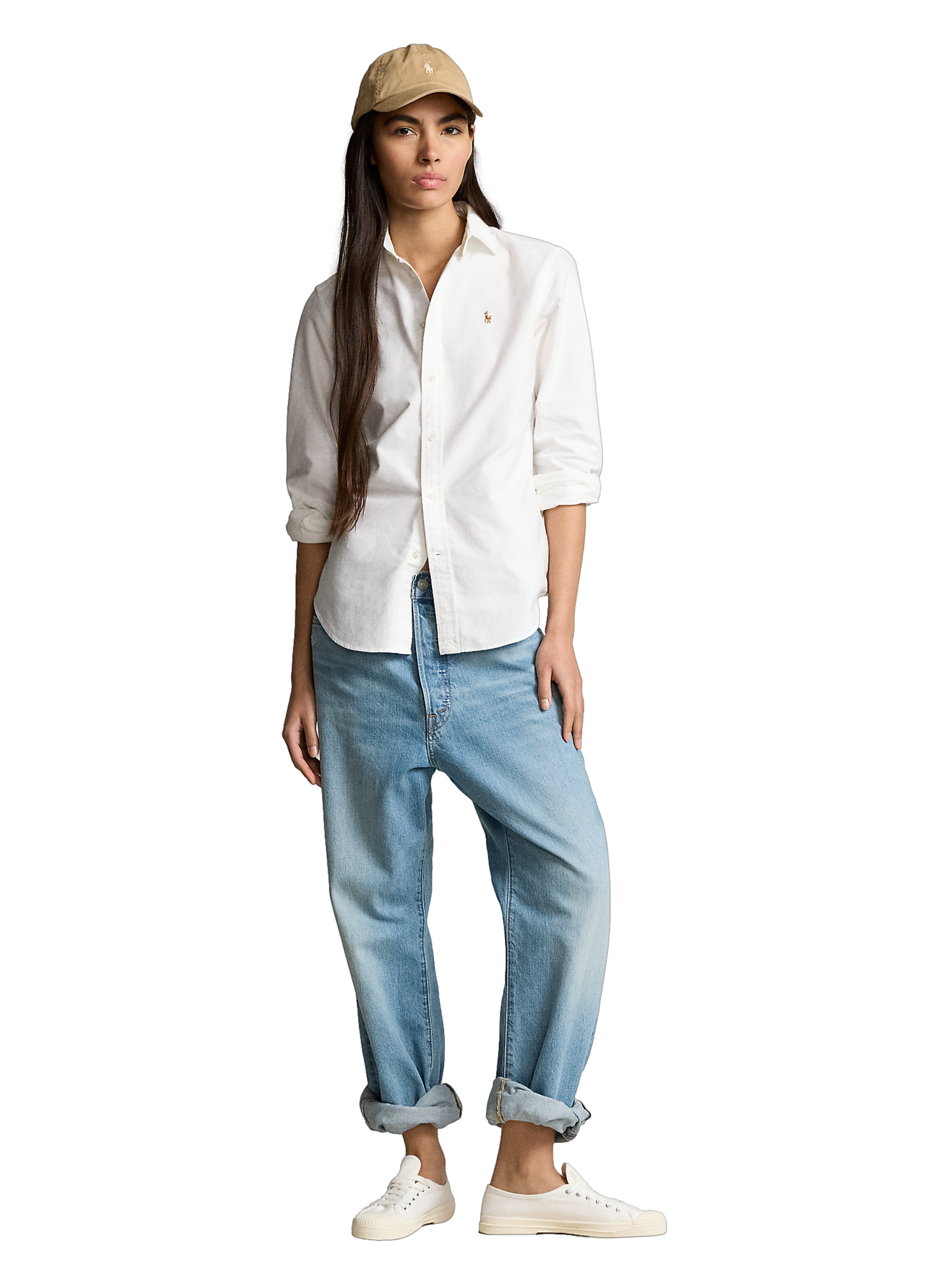 Chemise en coton POLO RALPH LAUREN Blanc