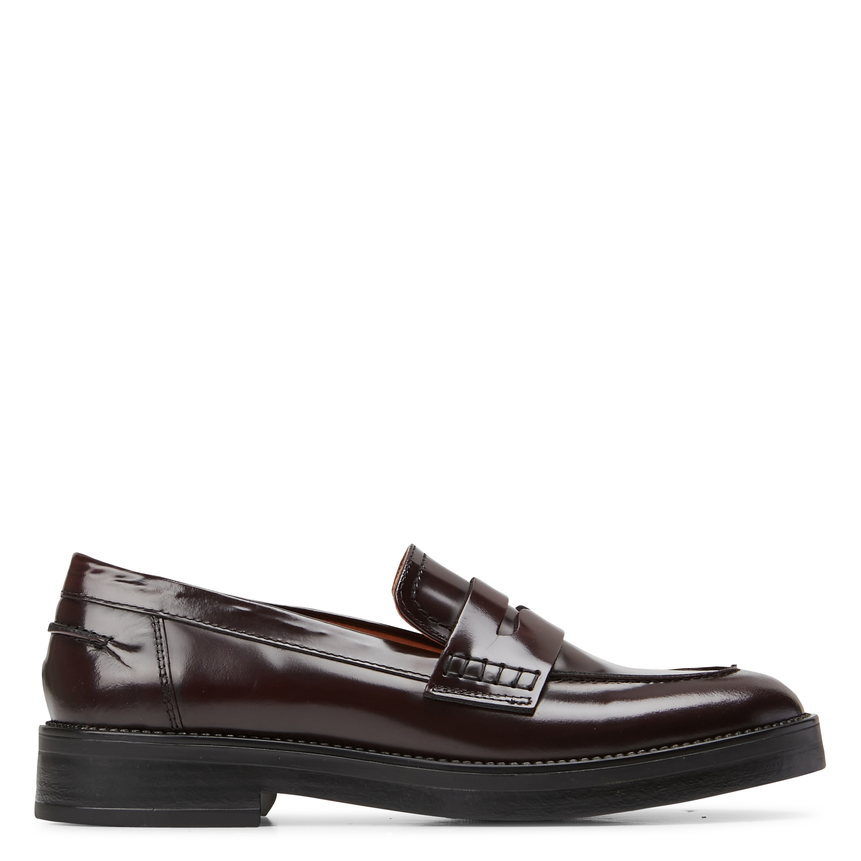 JONAK Mocassins en cuir mirna Rouge