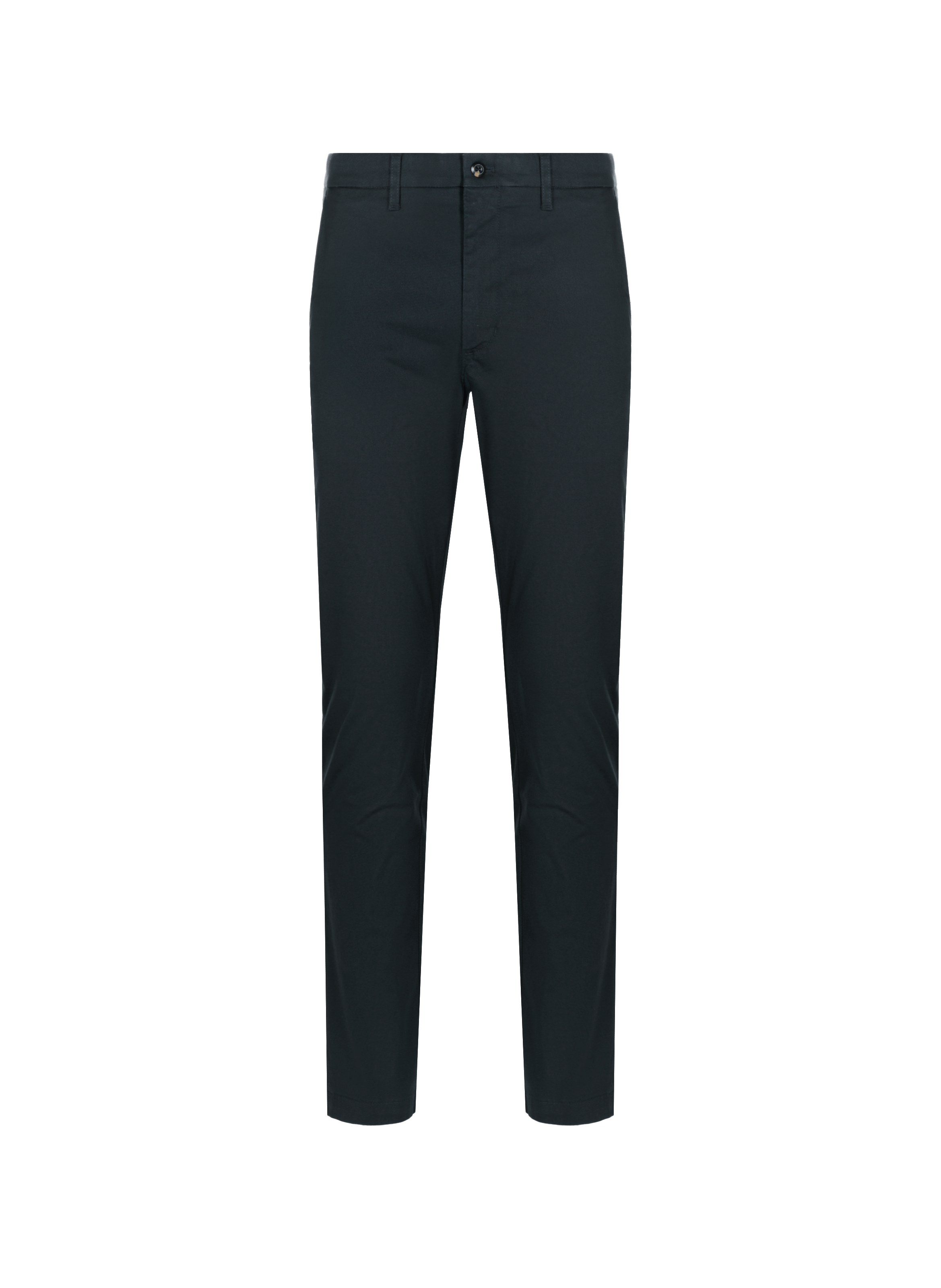 Rechte katoenen broek TOMMY HILFIGER Blauw