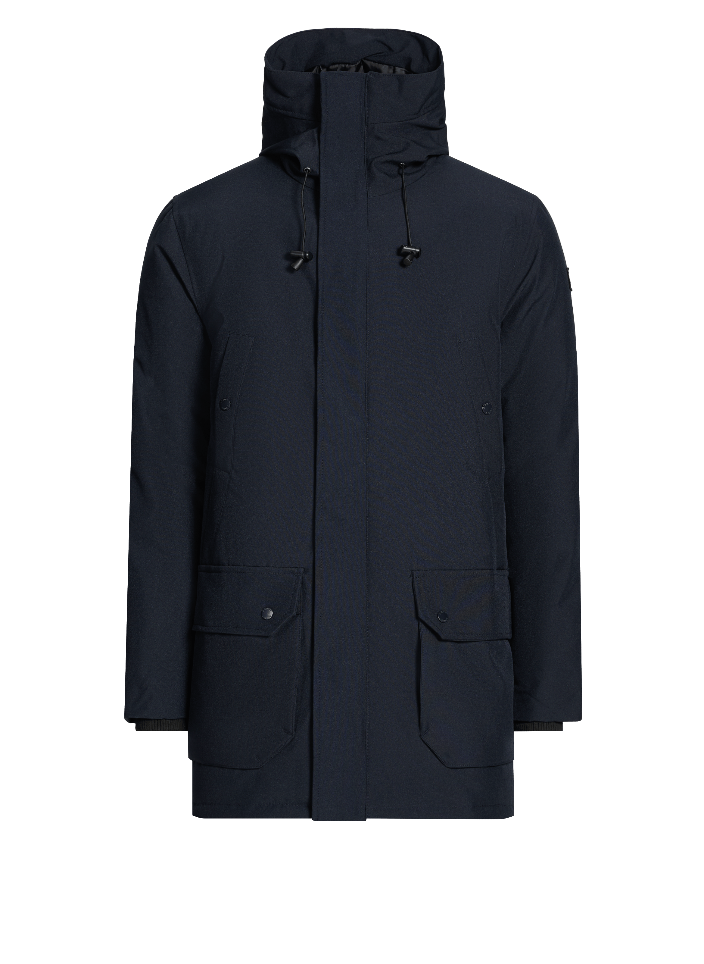 Halflange gewatteerde parka SCHOTT Blauw