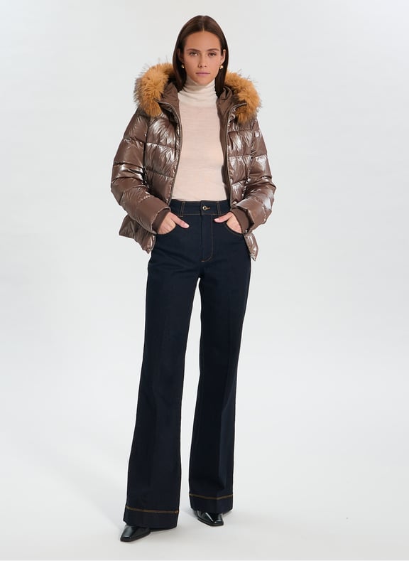 Doudoune taupe - dalyf Beige by ZAPA ZAPA Doudoune taupe - dalyf Beige