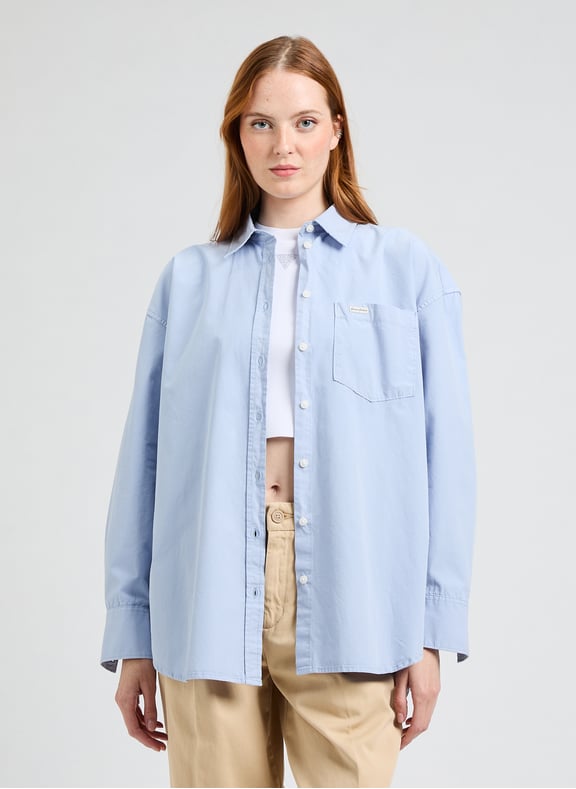 Cotton shirt Blue by GUESS GUESS Cotton shirt Blue