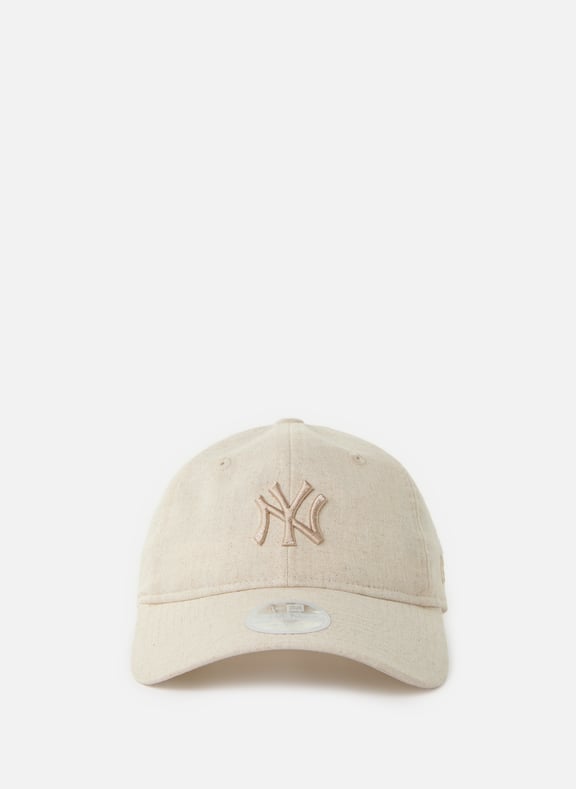 Casquette en lin mélangé Beige by NEW ERA NEW ERA Casquette en lin mélangé Beige