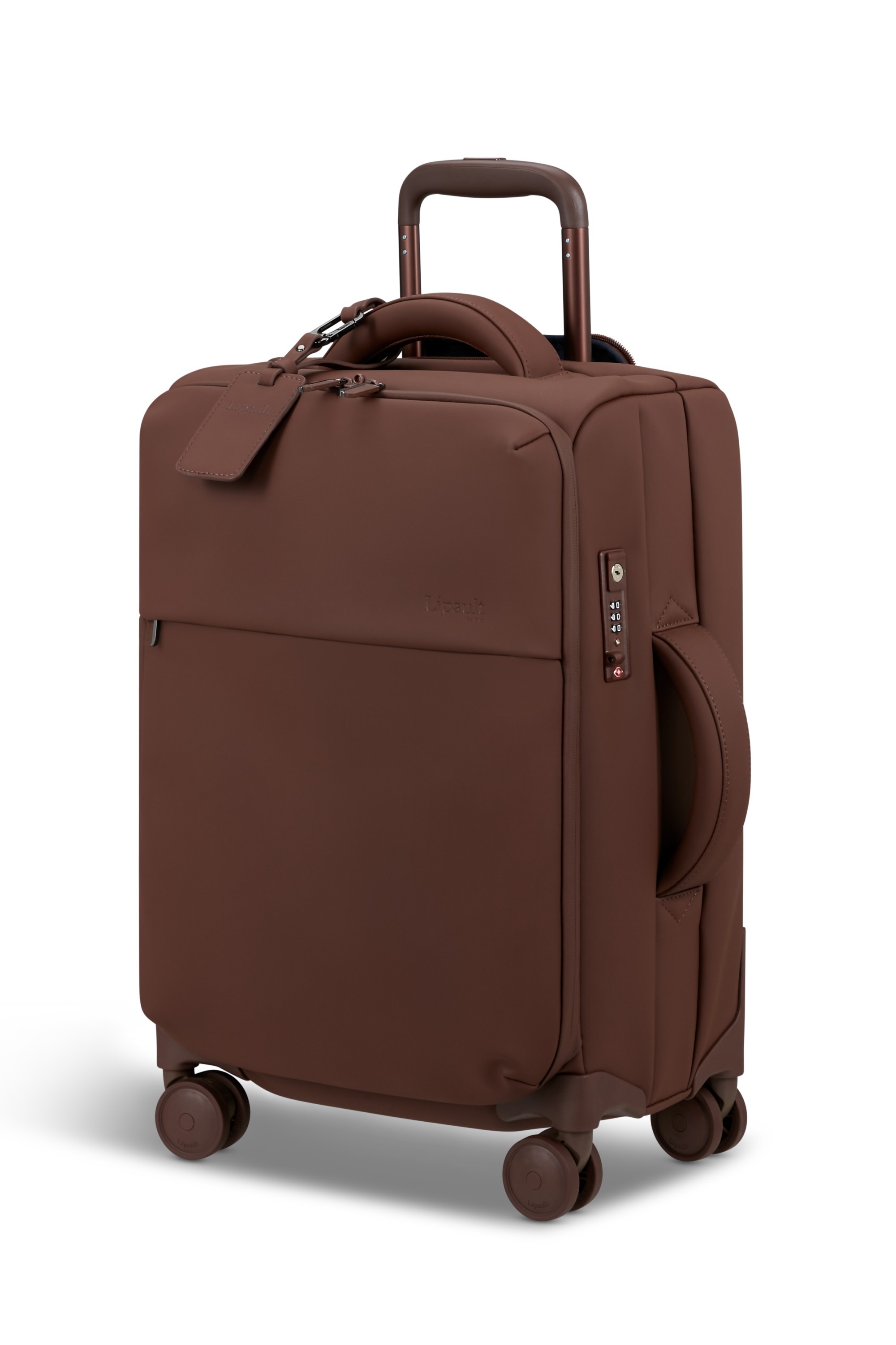 Lost in berlin valise 4 roues taille s LIPAULT PARIS Marron