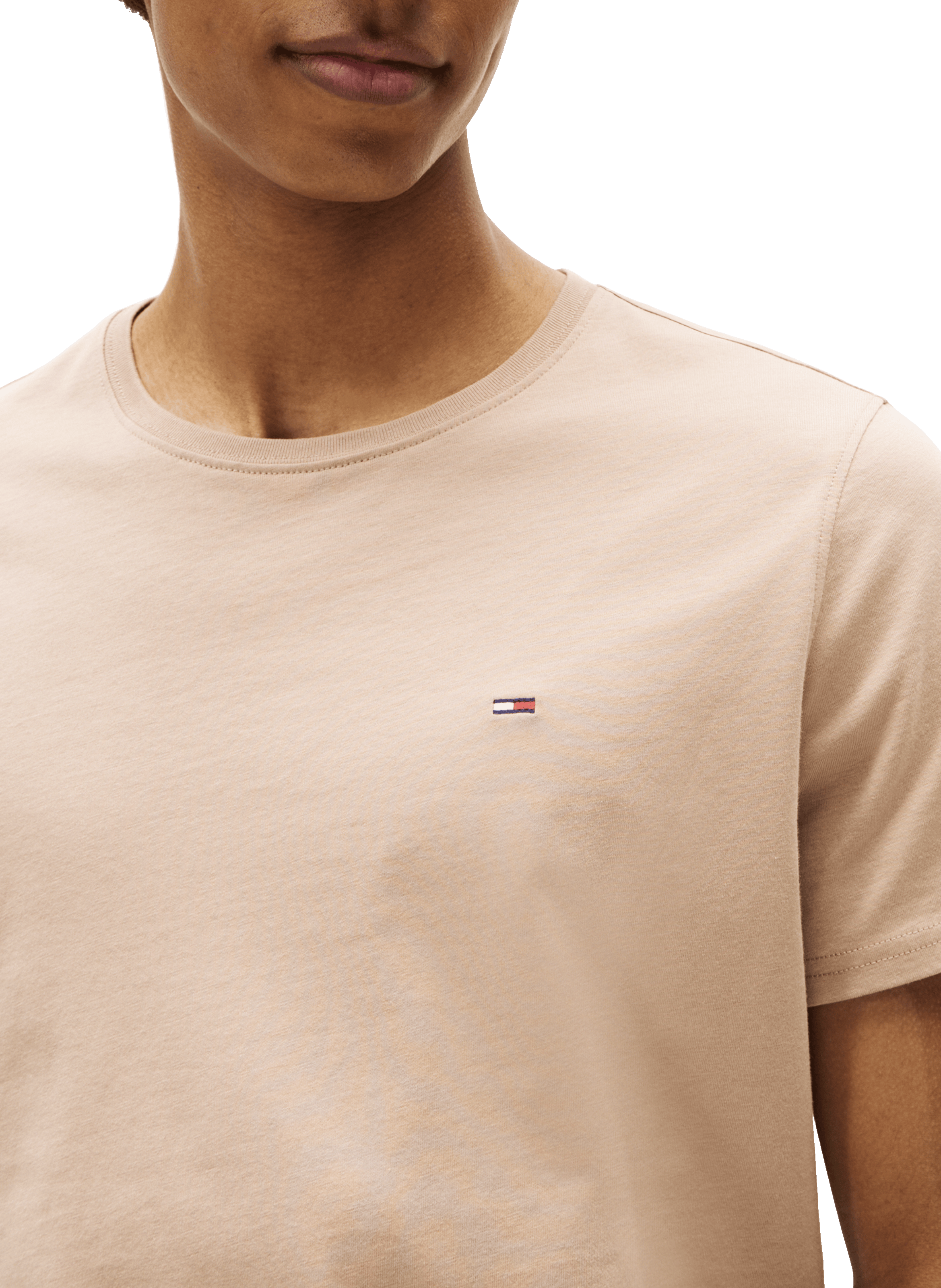 Classic Cotton T-Shirt TOMMY HILFIGER Beige