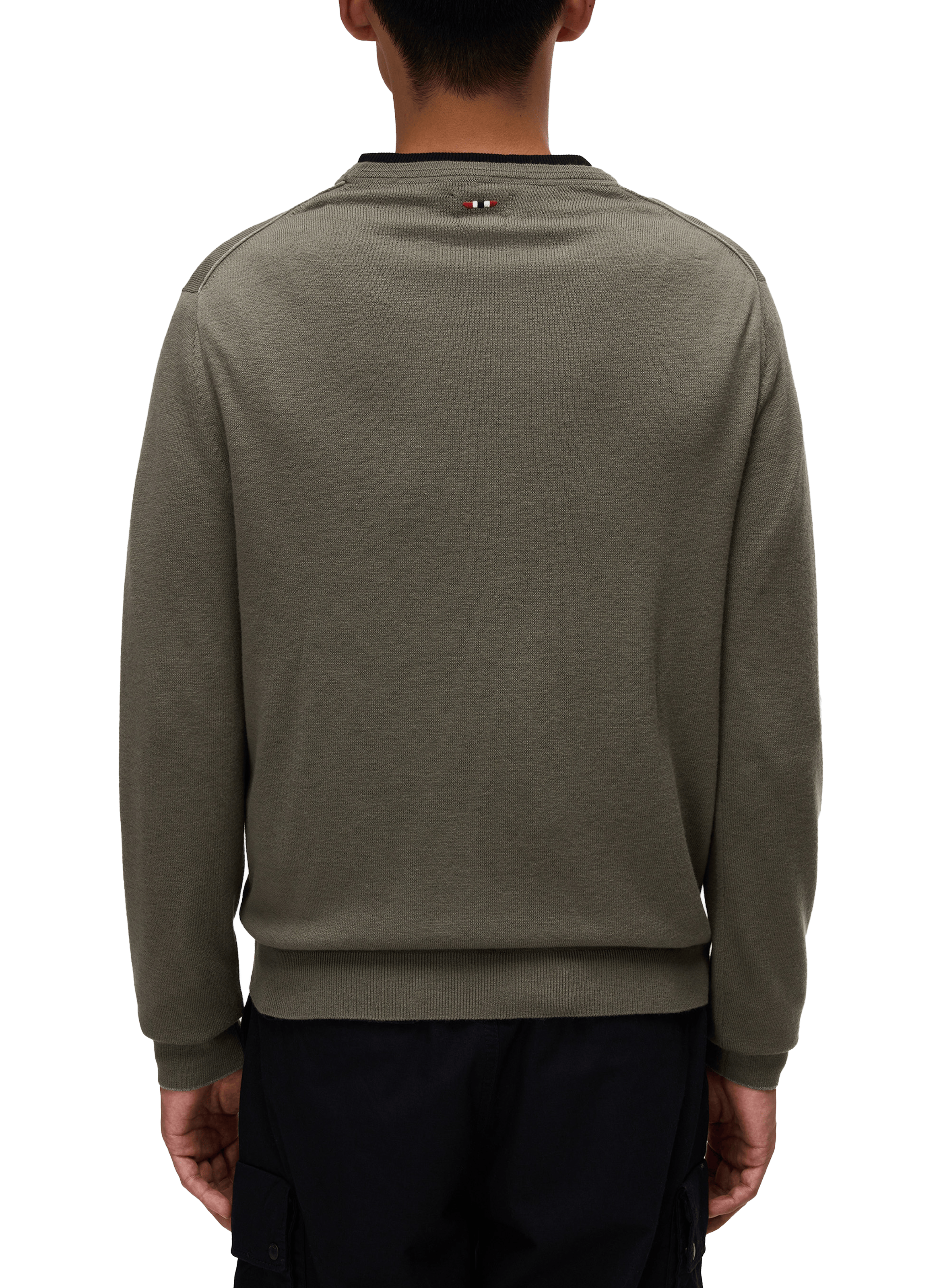  Round-neck wool jumper NAPAPIJRI Green