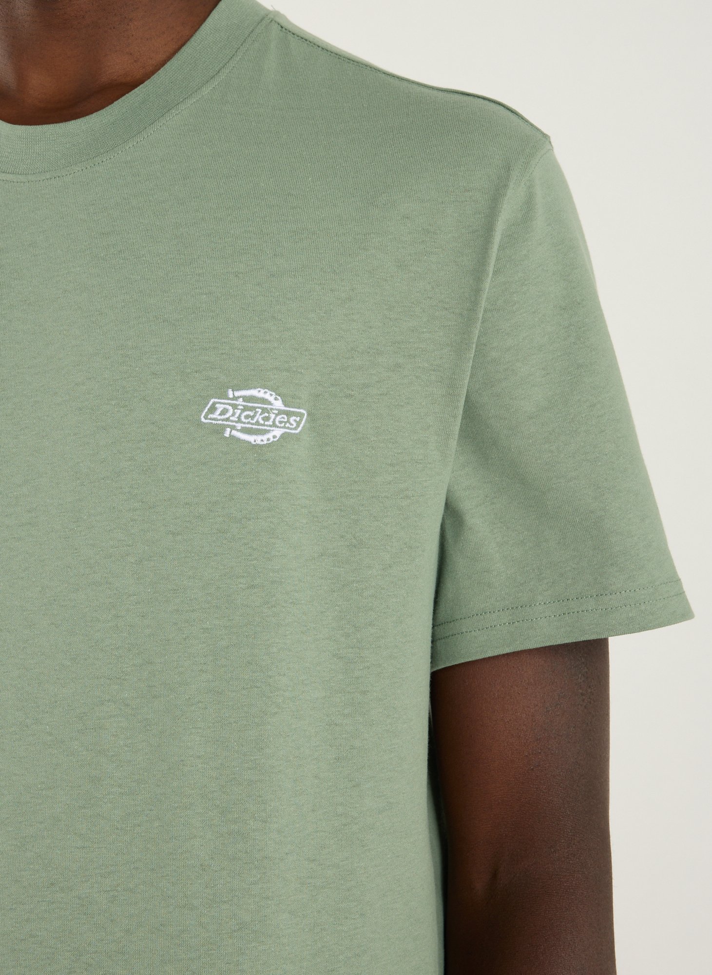 Straight-fit cotton T-shirt DICKIES Green