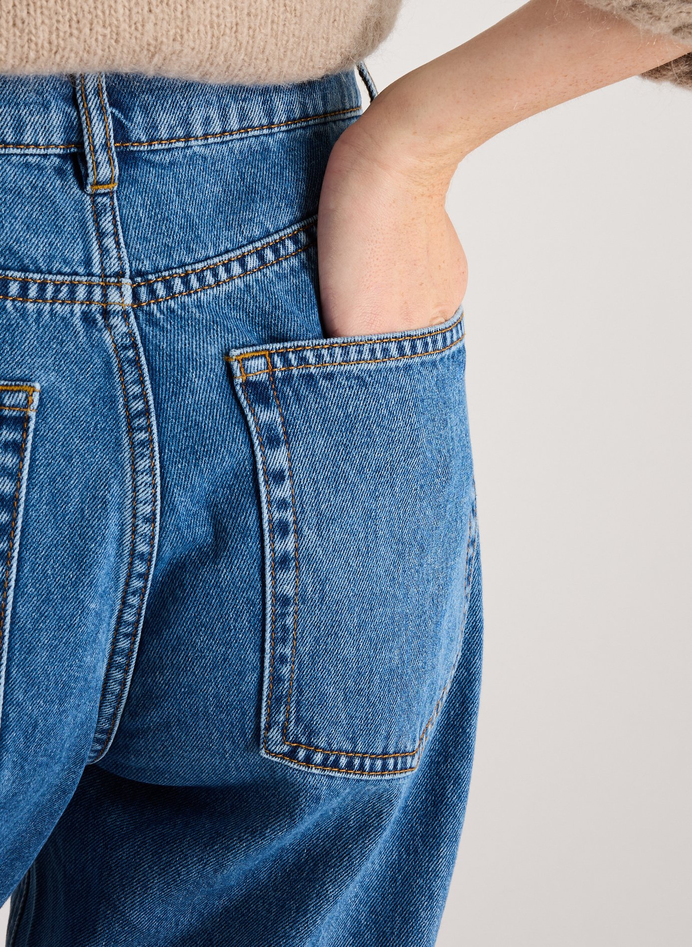 Jean Chicago en coton bio  BY MALENE BIRGER Bleu