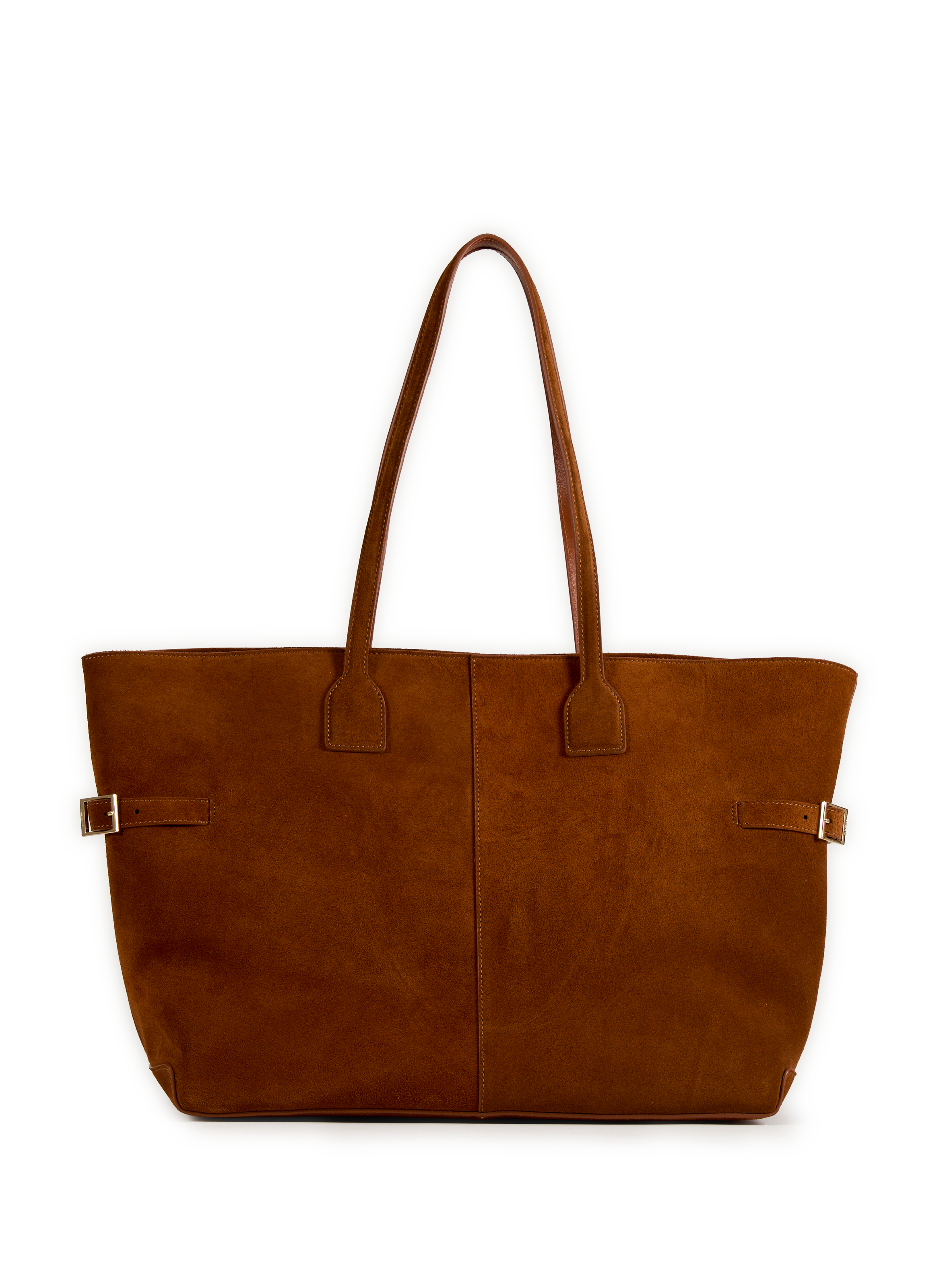 FLATTERED Lesley calf leather tote bag Brown