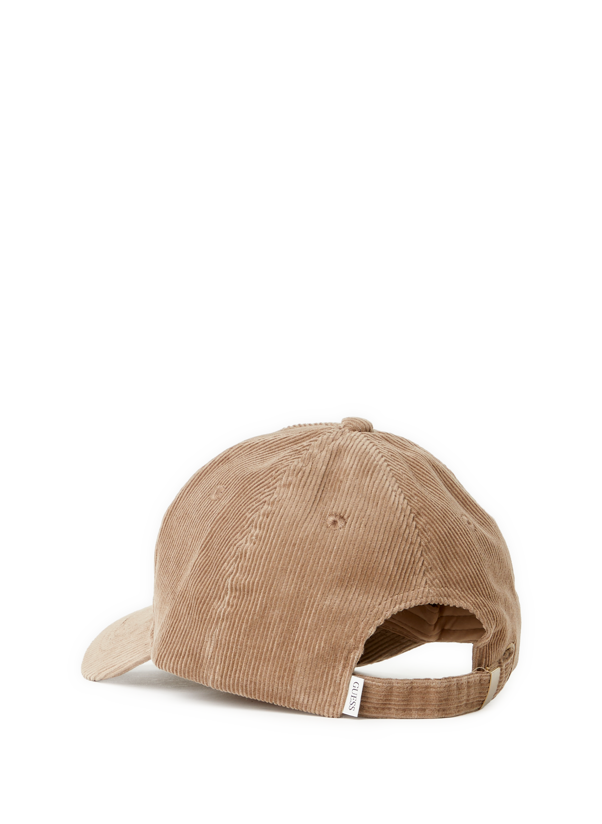 Cotton Logo Baseball Cap GUESS Beige