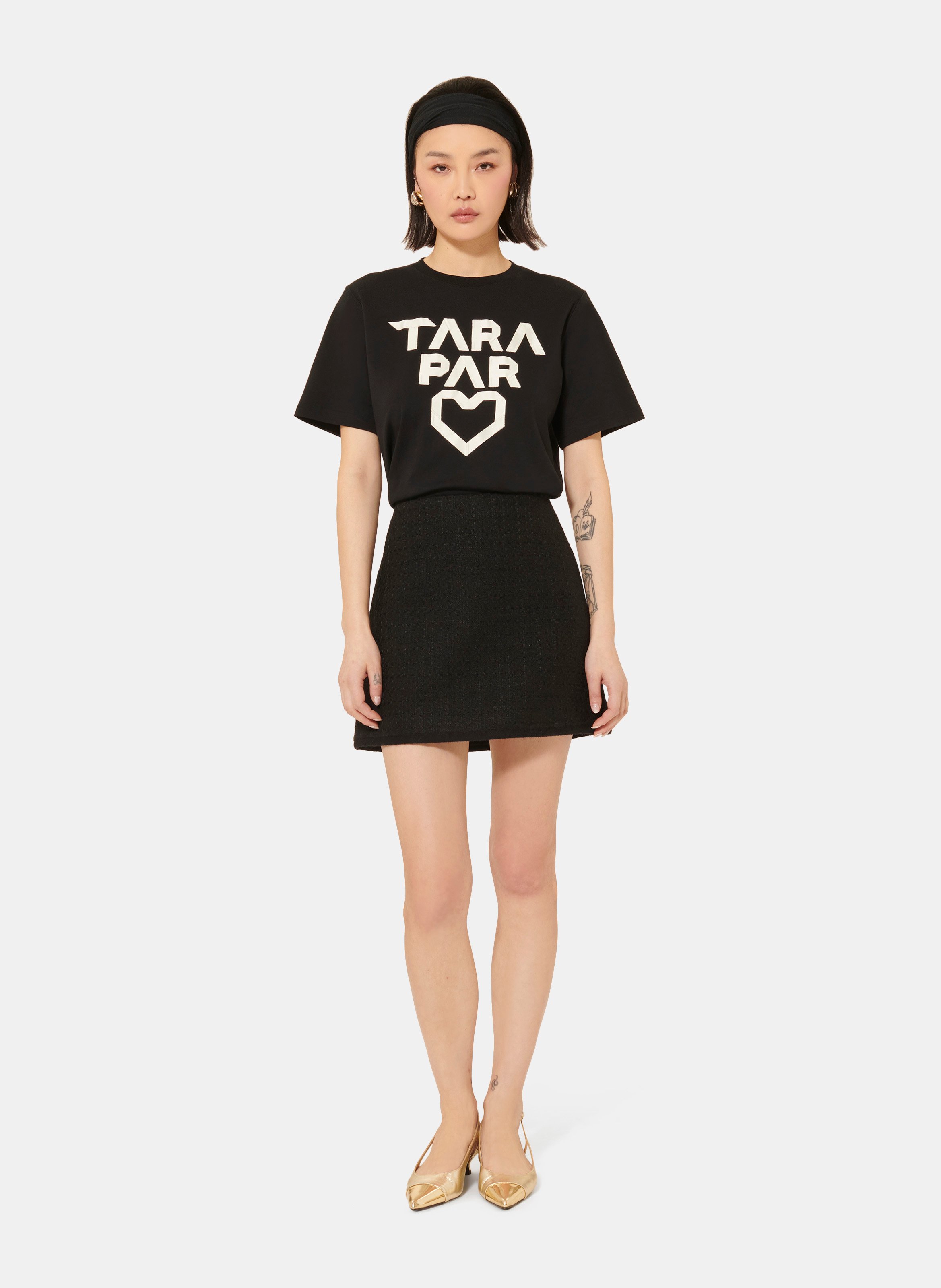 Jupe junia TARA JARMON Gris