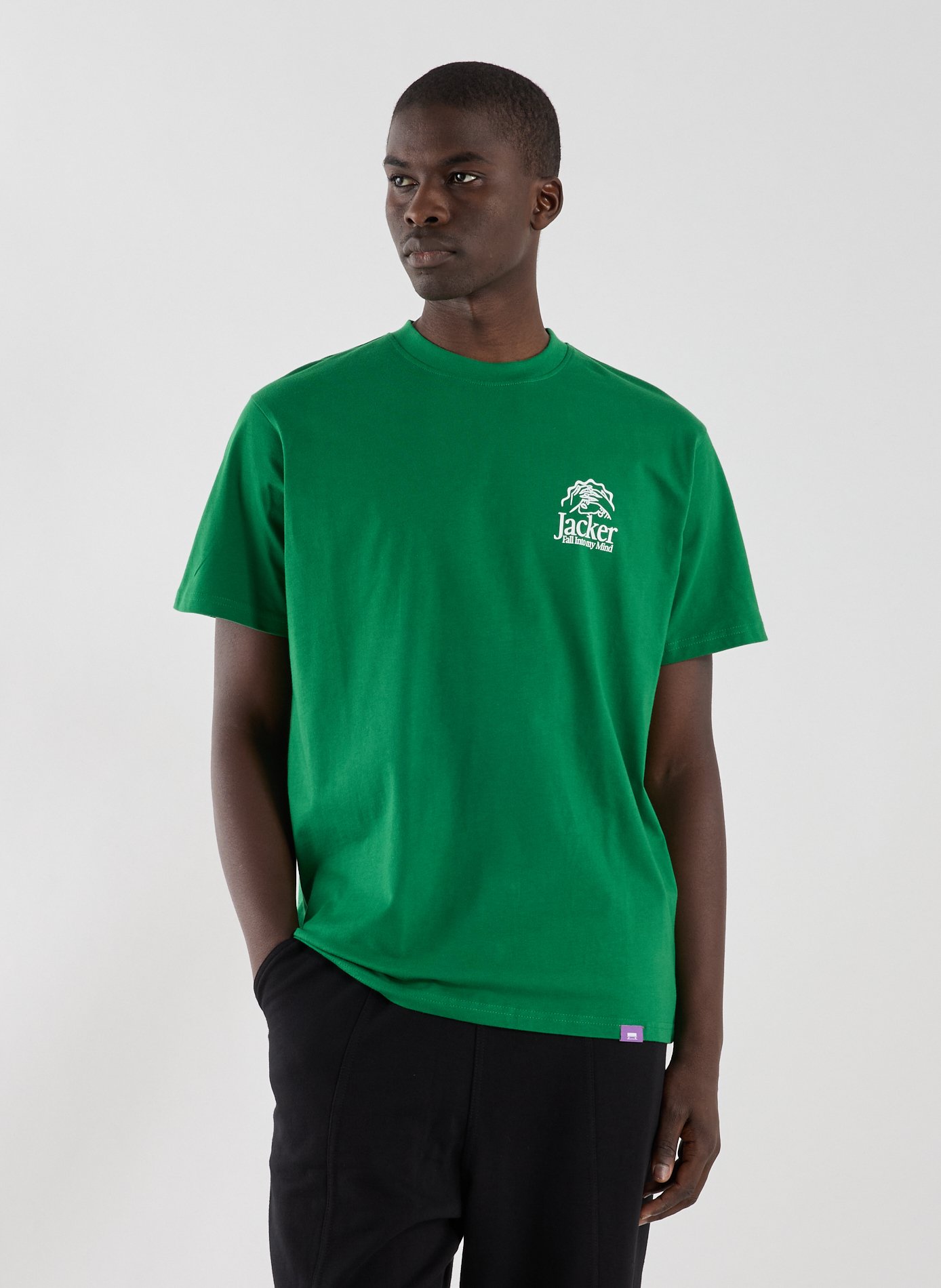T-shirt en coton JACKER. Vert