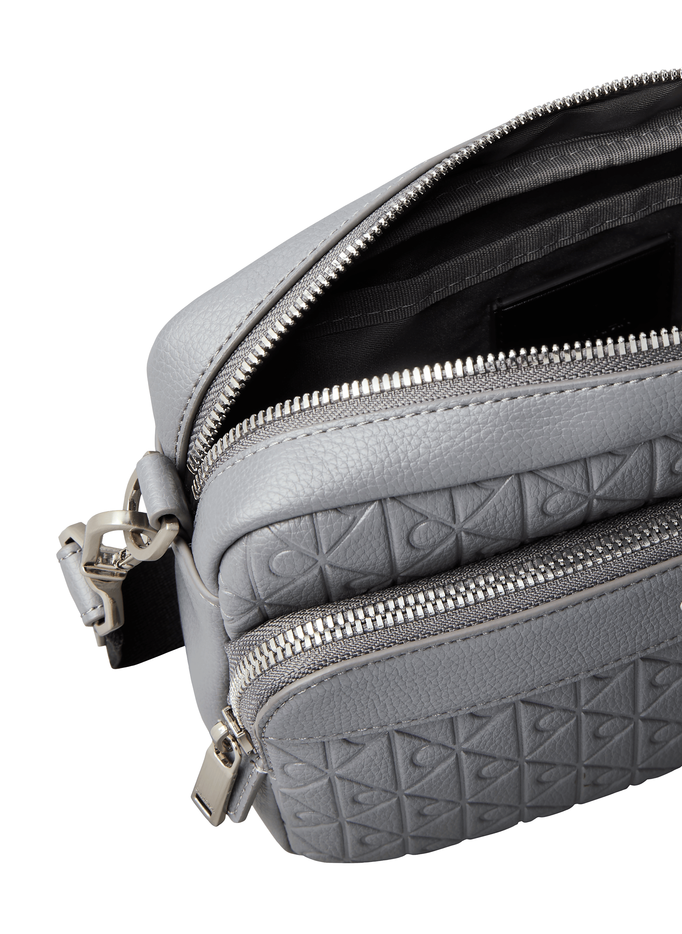 Monogram crossbody bag Grey