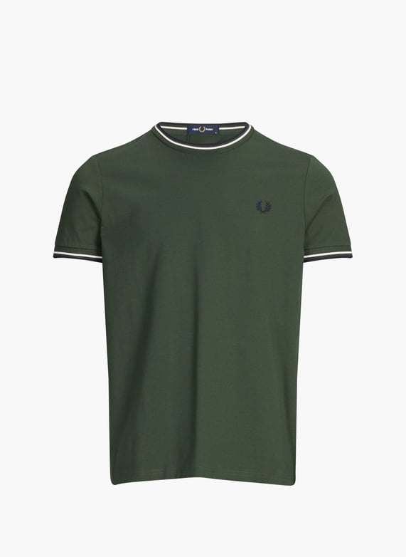 T-shirt à manches courtes Hampthon pour homme en vert foncé T-shirt à manches courtes Hampthon pour homme en vert foncé