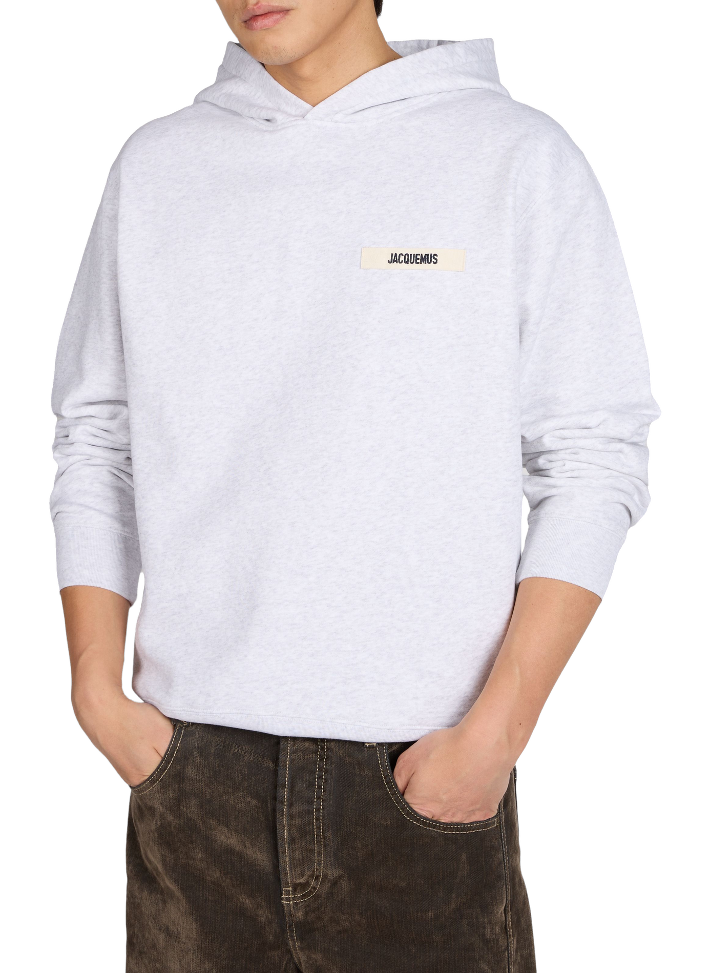 Loose-fit cotton sweatshirt JACQUEMUS Grey