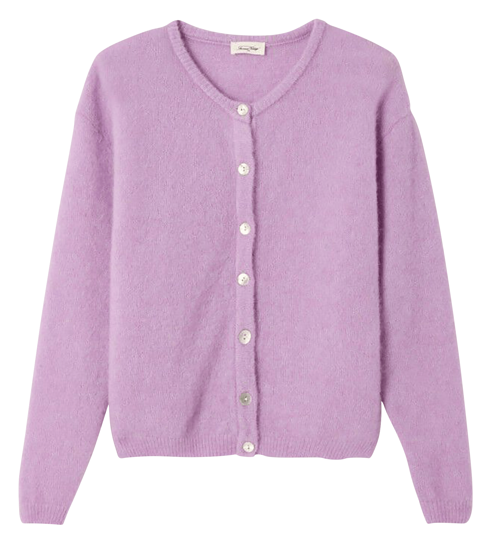 Gilet ample col rond en laine mélangée vitow Violet