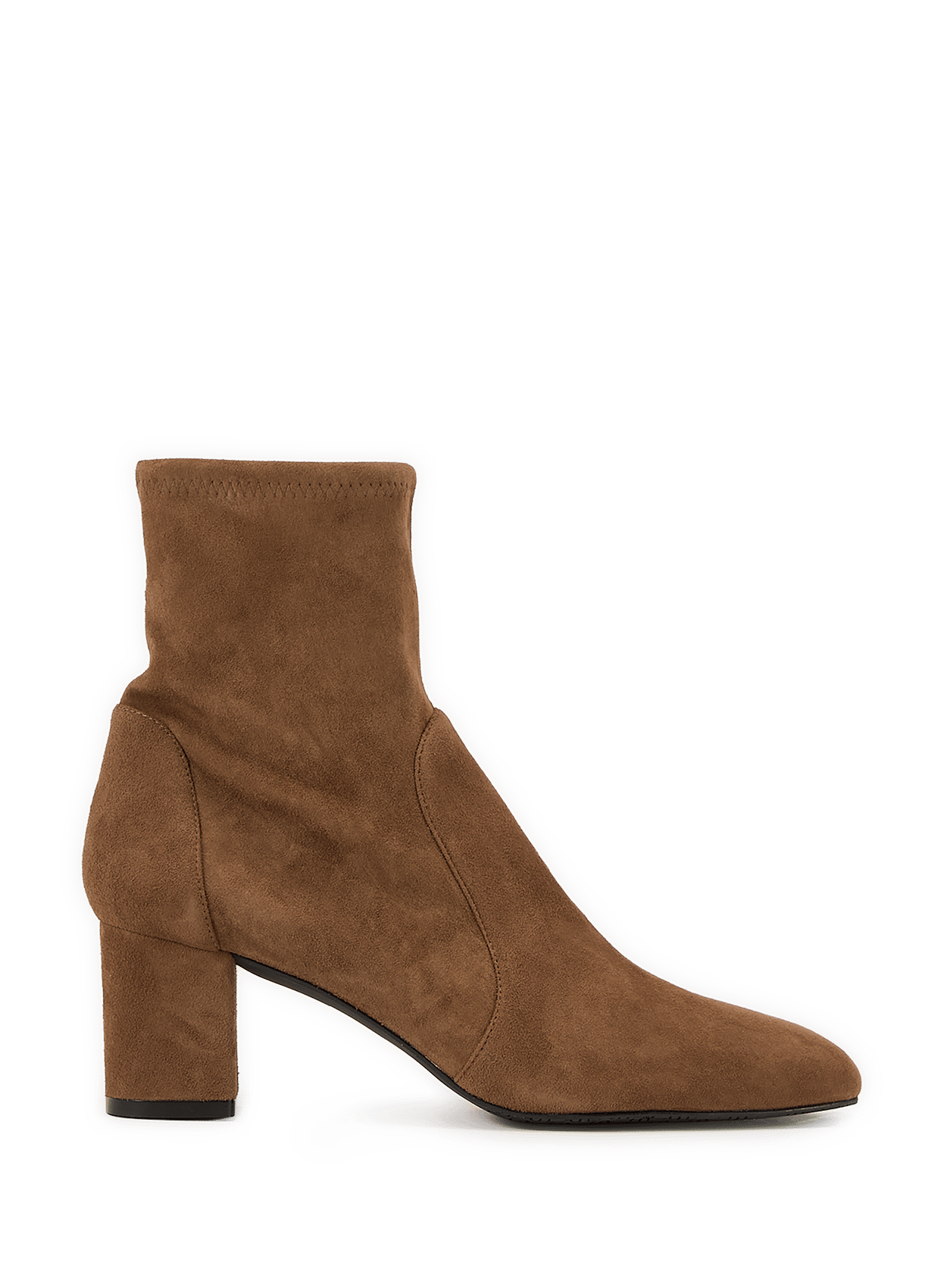 Bottine Lucie en cuir suédé STUART WEITZMAN Marron