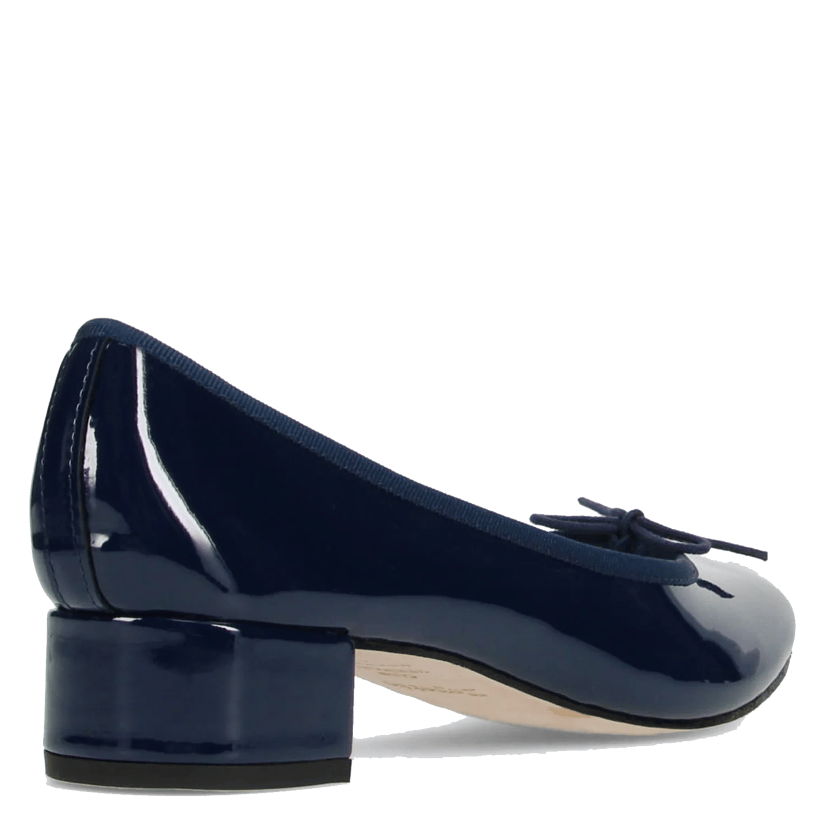 Ballerines en cuir vernis camille REPETTO Bleu