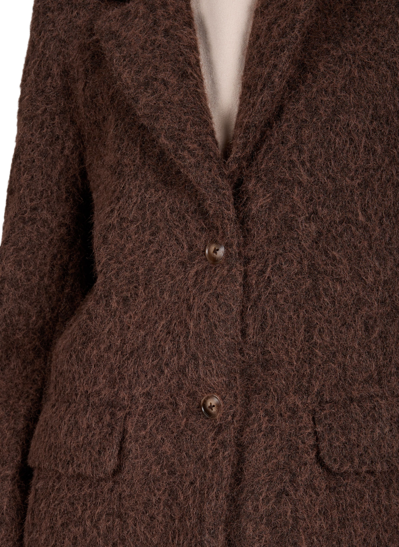 Manteau blazer texturé OBJECT Marron