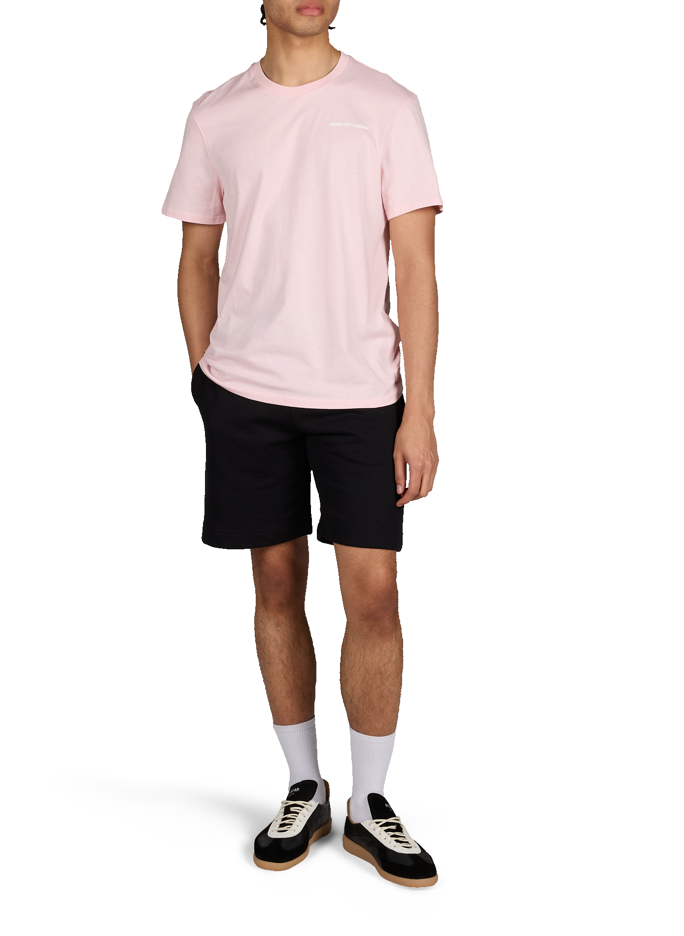 Straight logo t-shirt GERTRUDE ET GASTON Pink