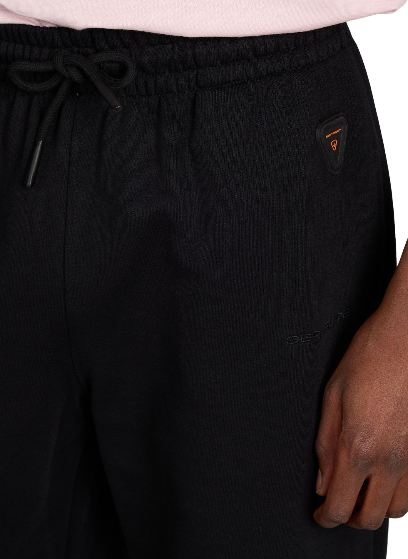 Pantalon de survêtement droit en coton mélangé GERTRUDE ET GASTON Noir