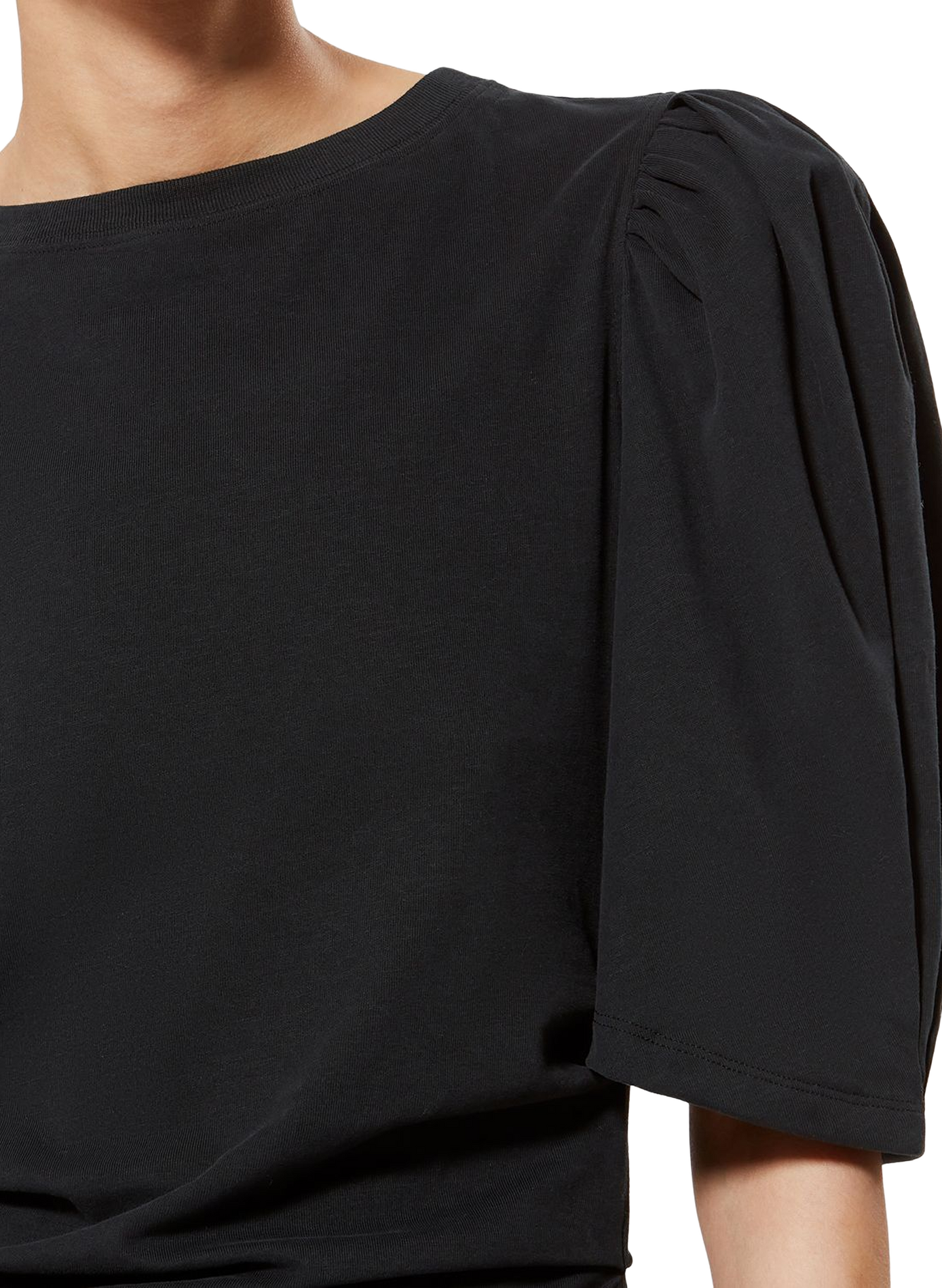 Pleated organic cotton Mylda dress ISABEL MARANT Black