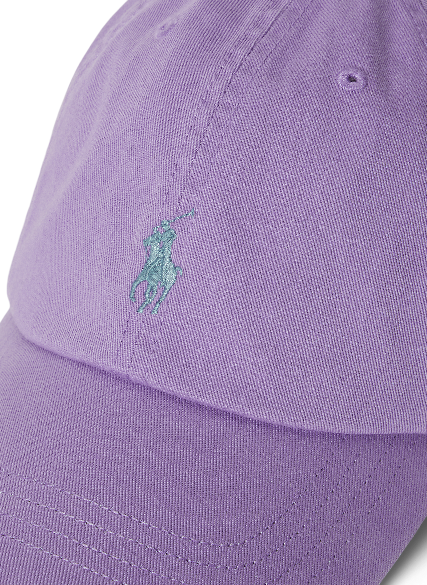 Kappe mit Logo aus Baumwolle POLO RALPH LAUREN Violett