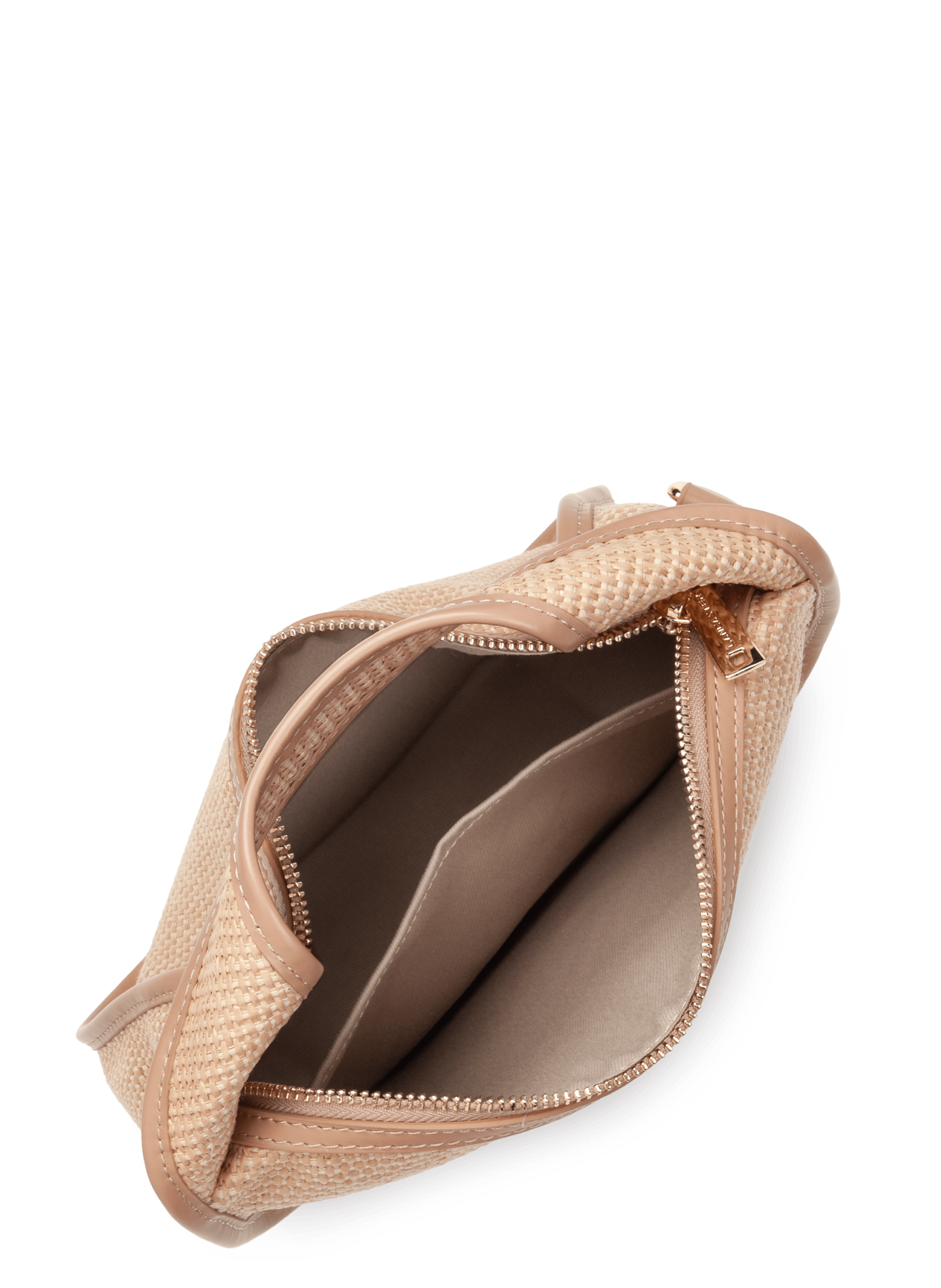 Small shoulder bag - mini osier LANCASTER Beige