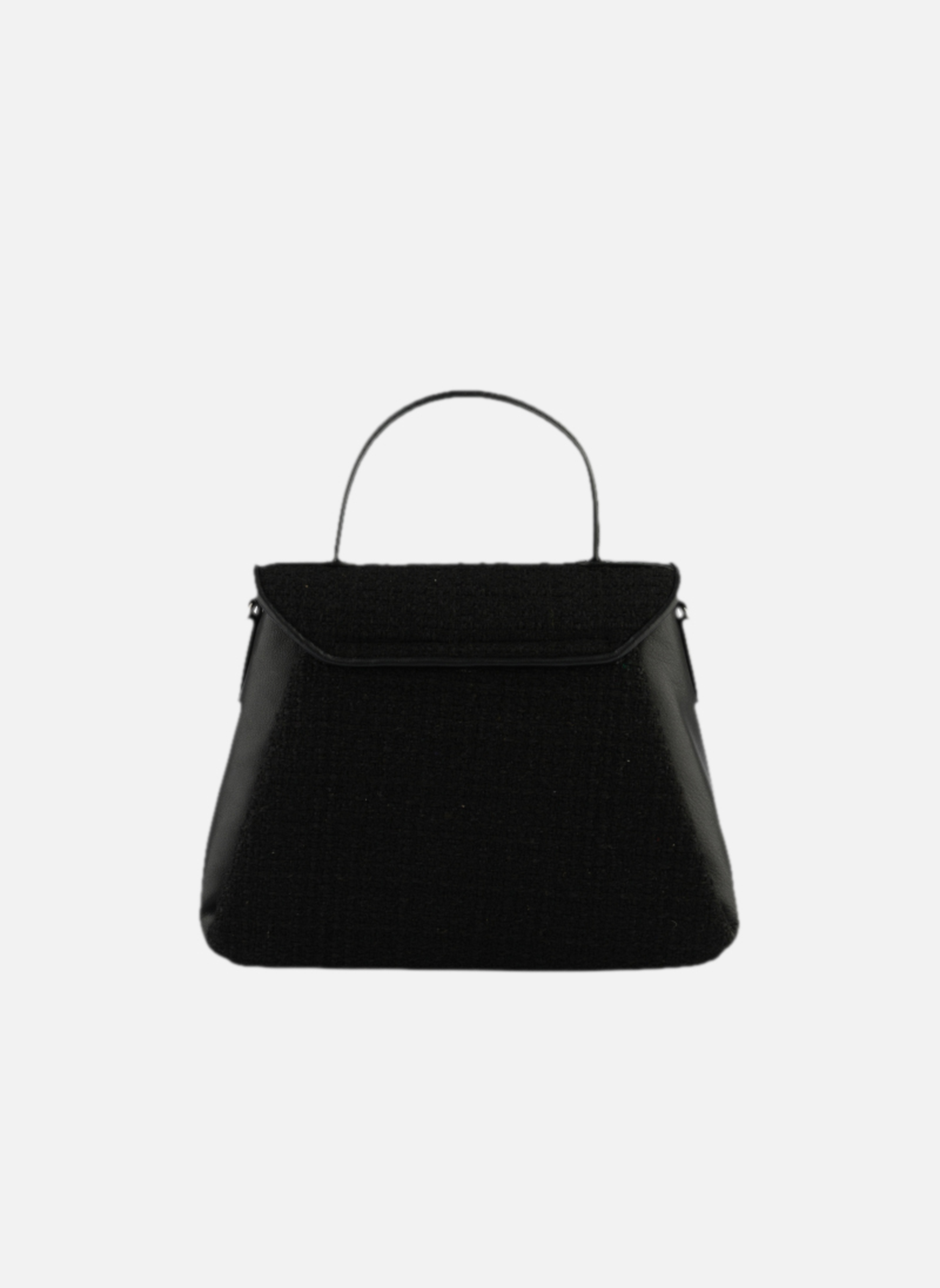 Carat tweed | sac à main POURCHET Noir