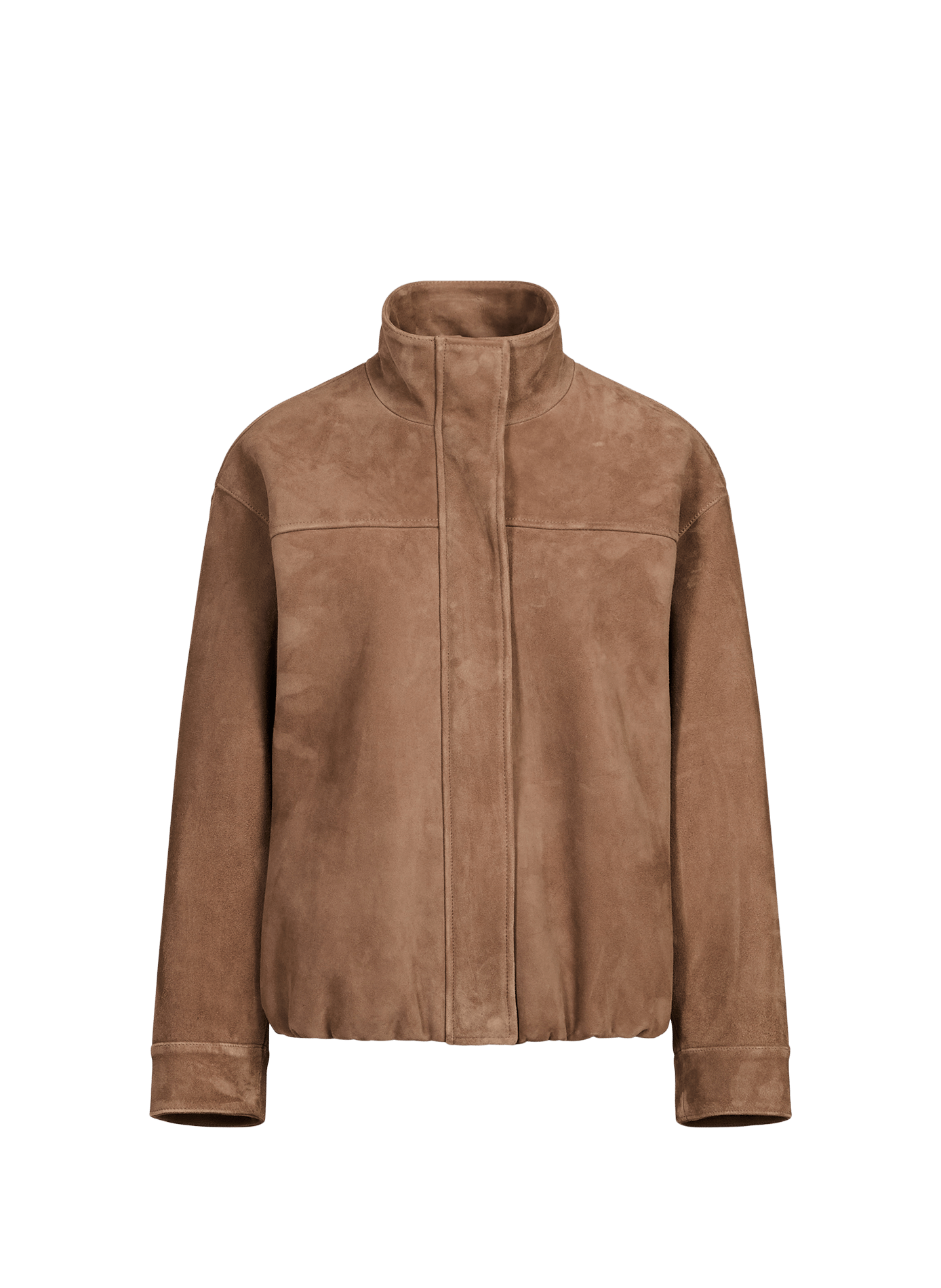 Lederjacke mit Ballonsaum SAISON 1865 Braun