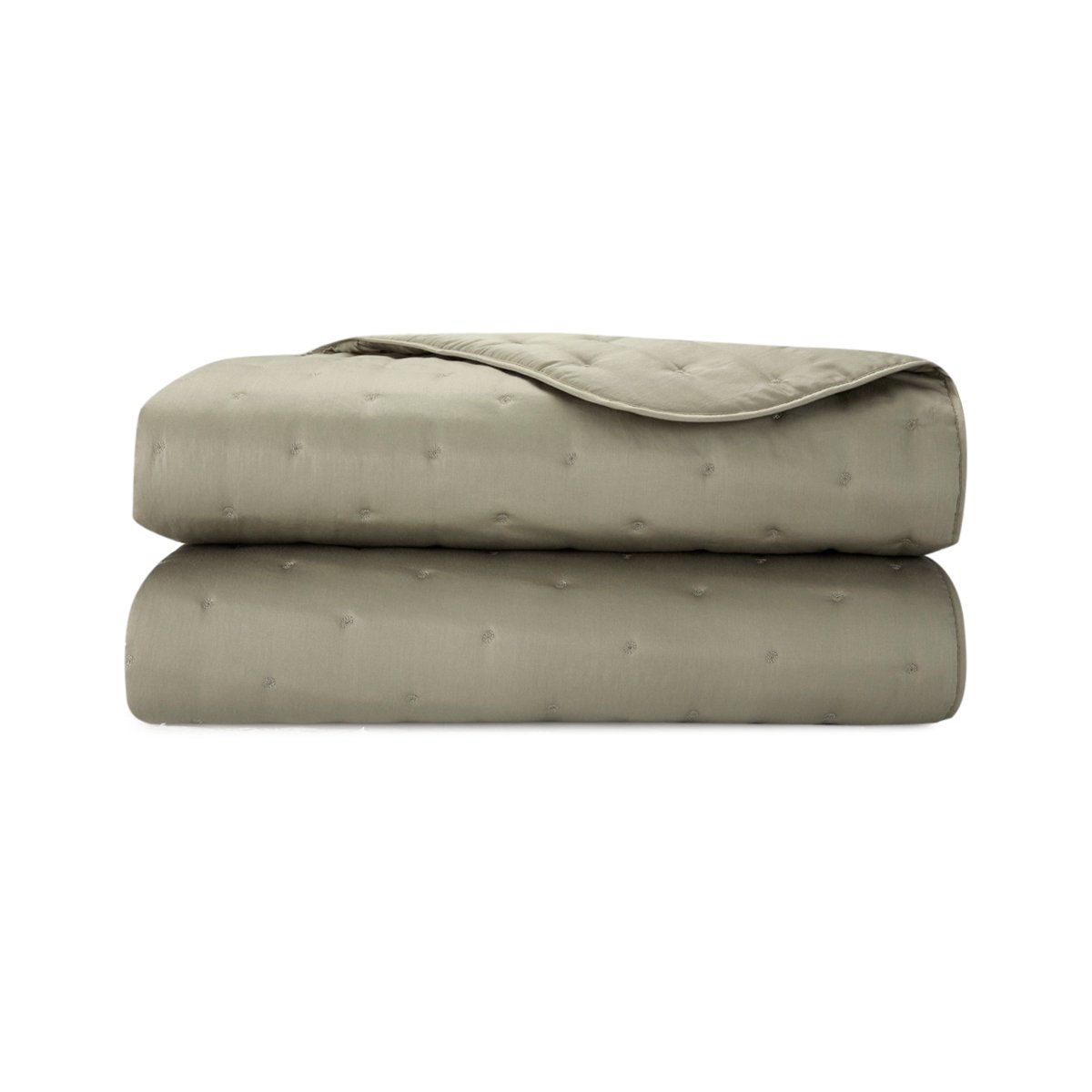 Couvre lit en satin, triomphe  Kaki
