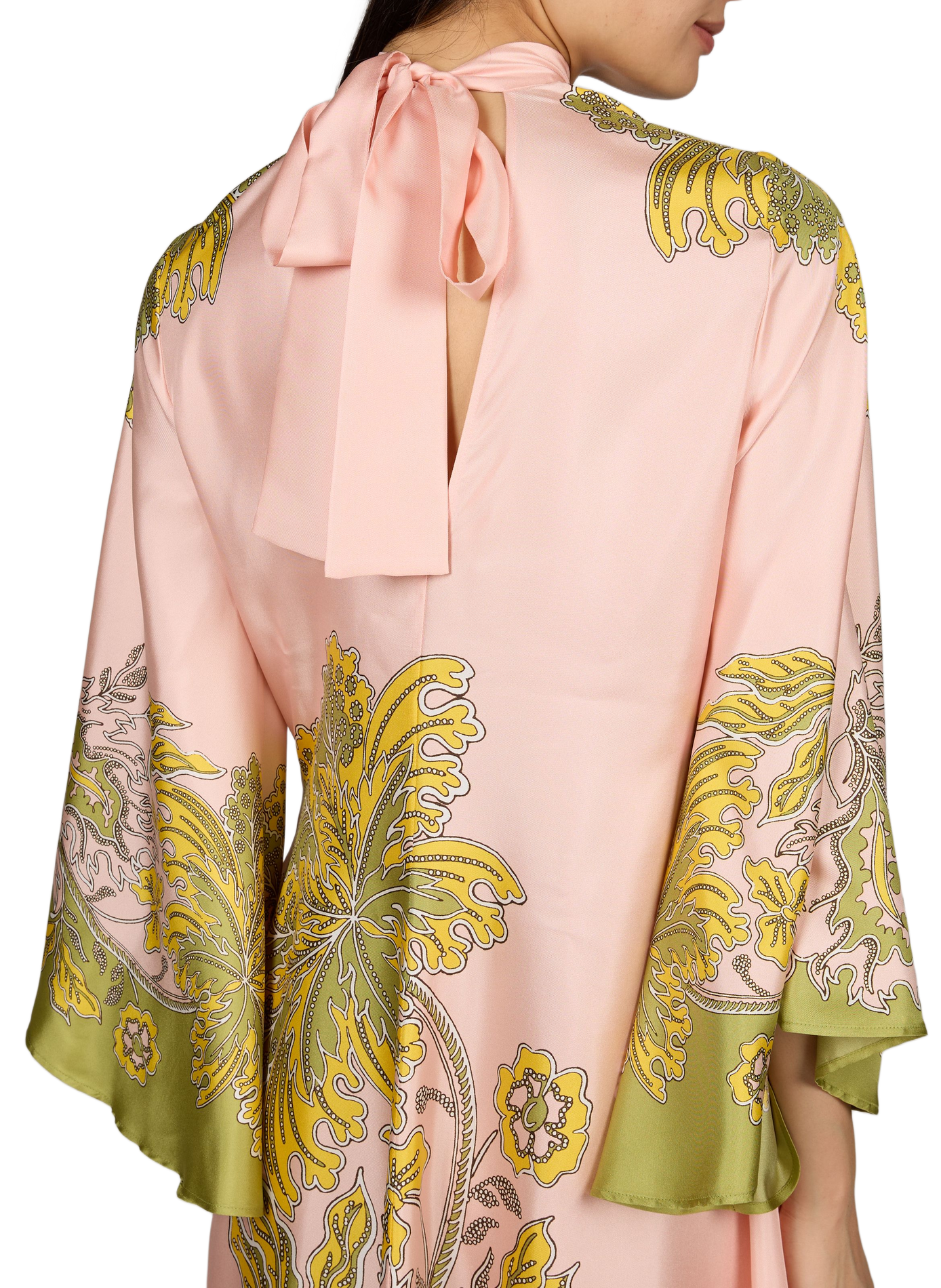 Langes Seidenkleid MAGNIFICO LA DOUBLEJ Rosa