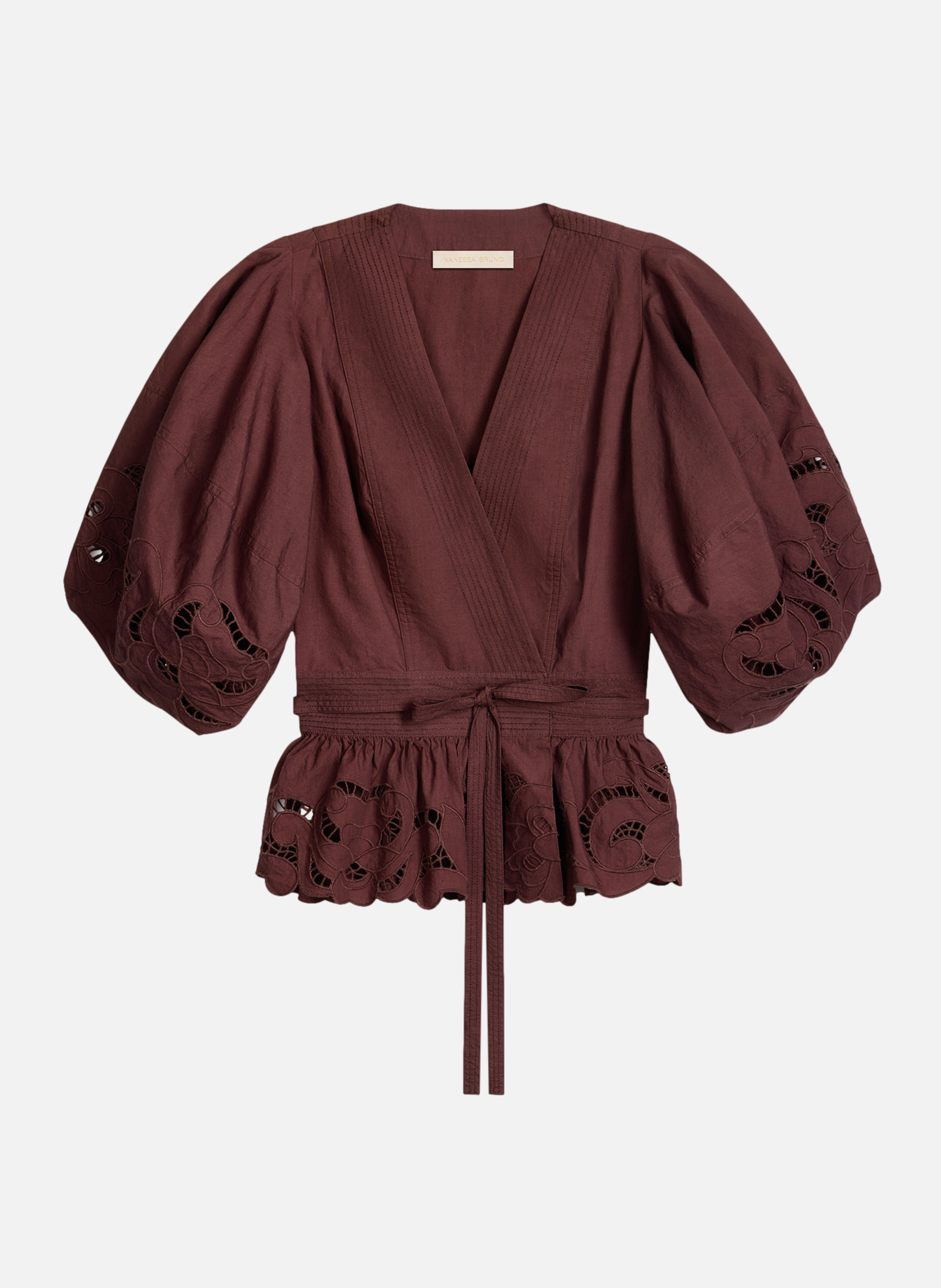 Blouse gunner VANESSA BRUNO Marron