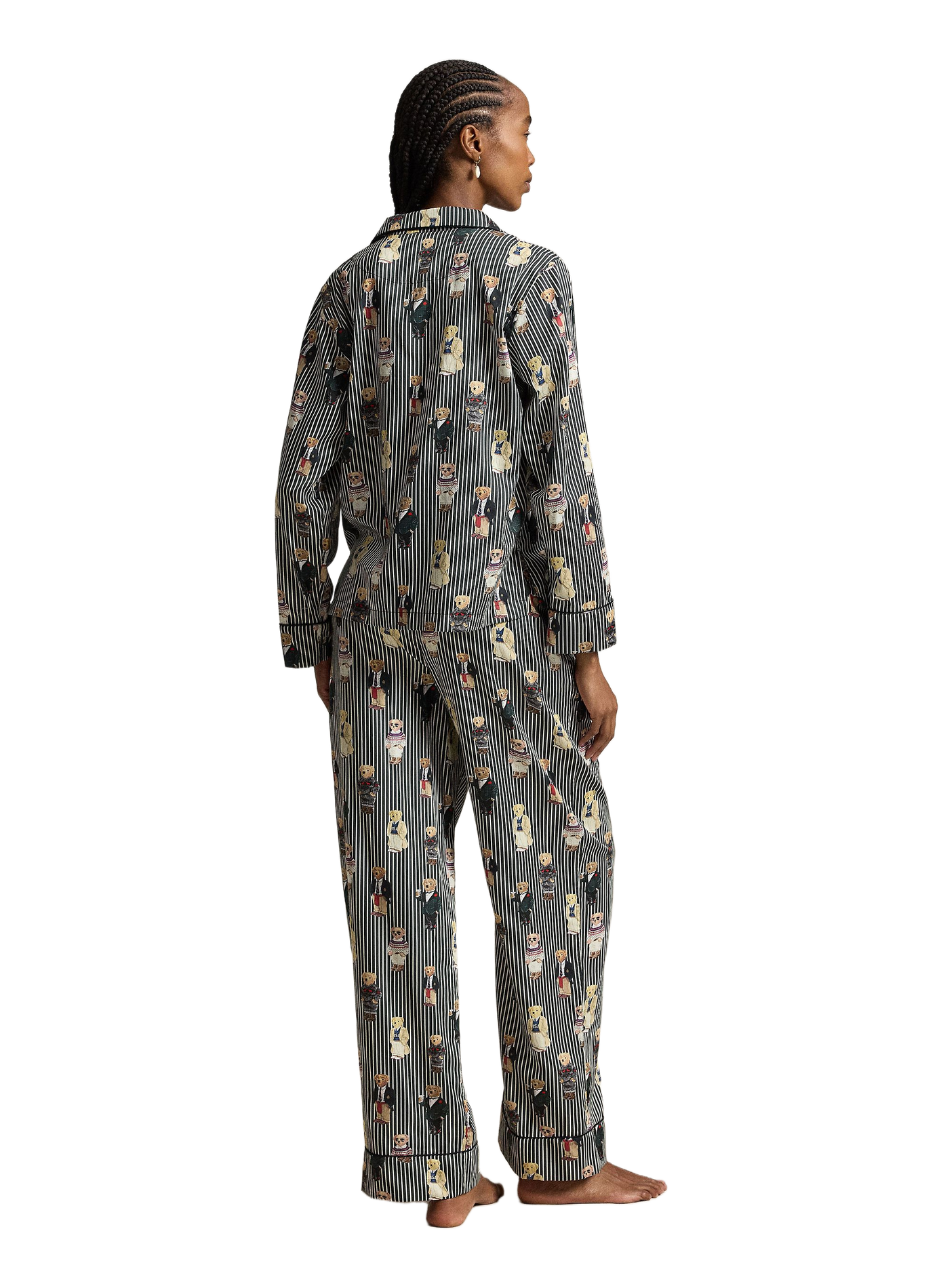 Ensemble de pyjama imprimé en coton POLO RALPH LAUREN Rouge