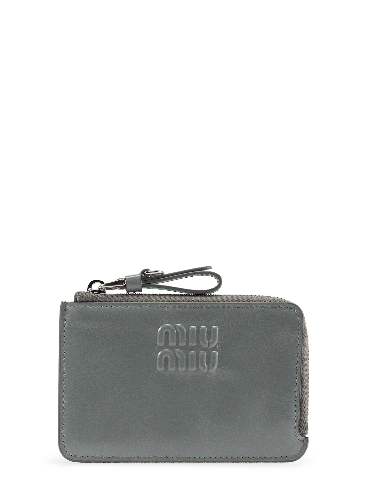 Kaarthouder van nappaleer MIU MIU Blauw