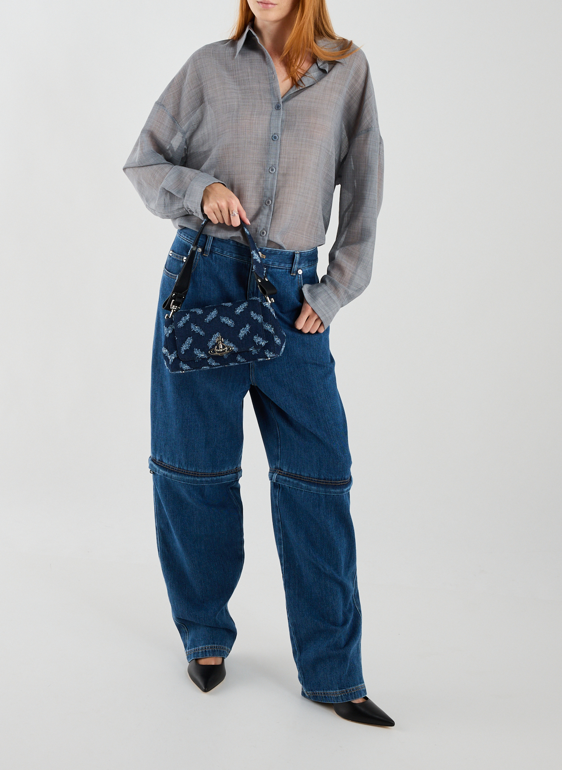 Jeans Handtasche VIVIENNE WESTWOOD Blau