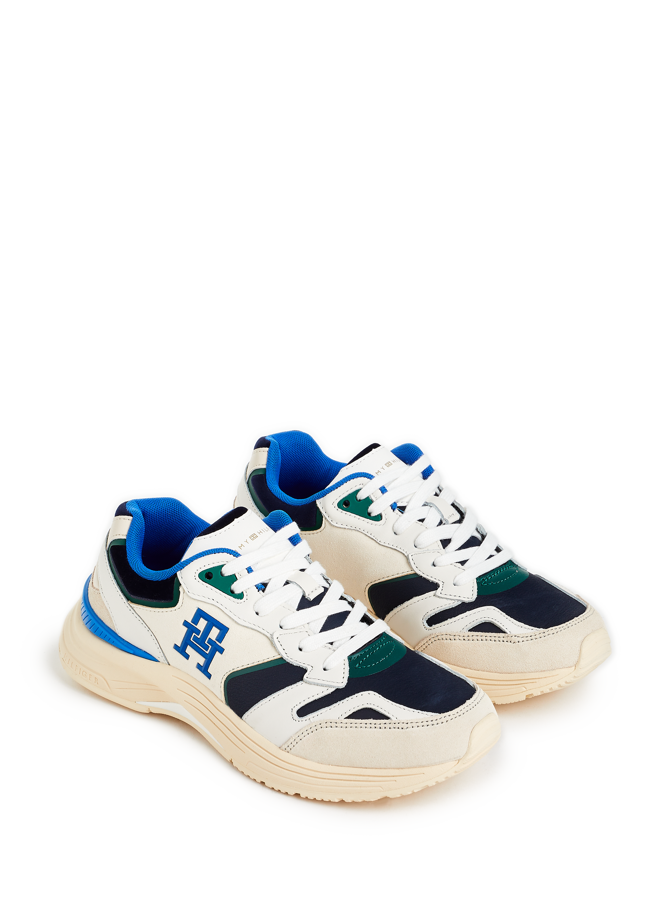 Baskets Modern en cuir mélangé