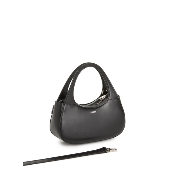 Mini sac baguette swipe en cuir