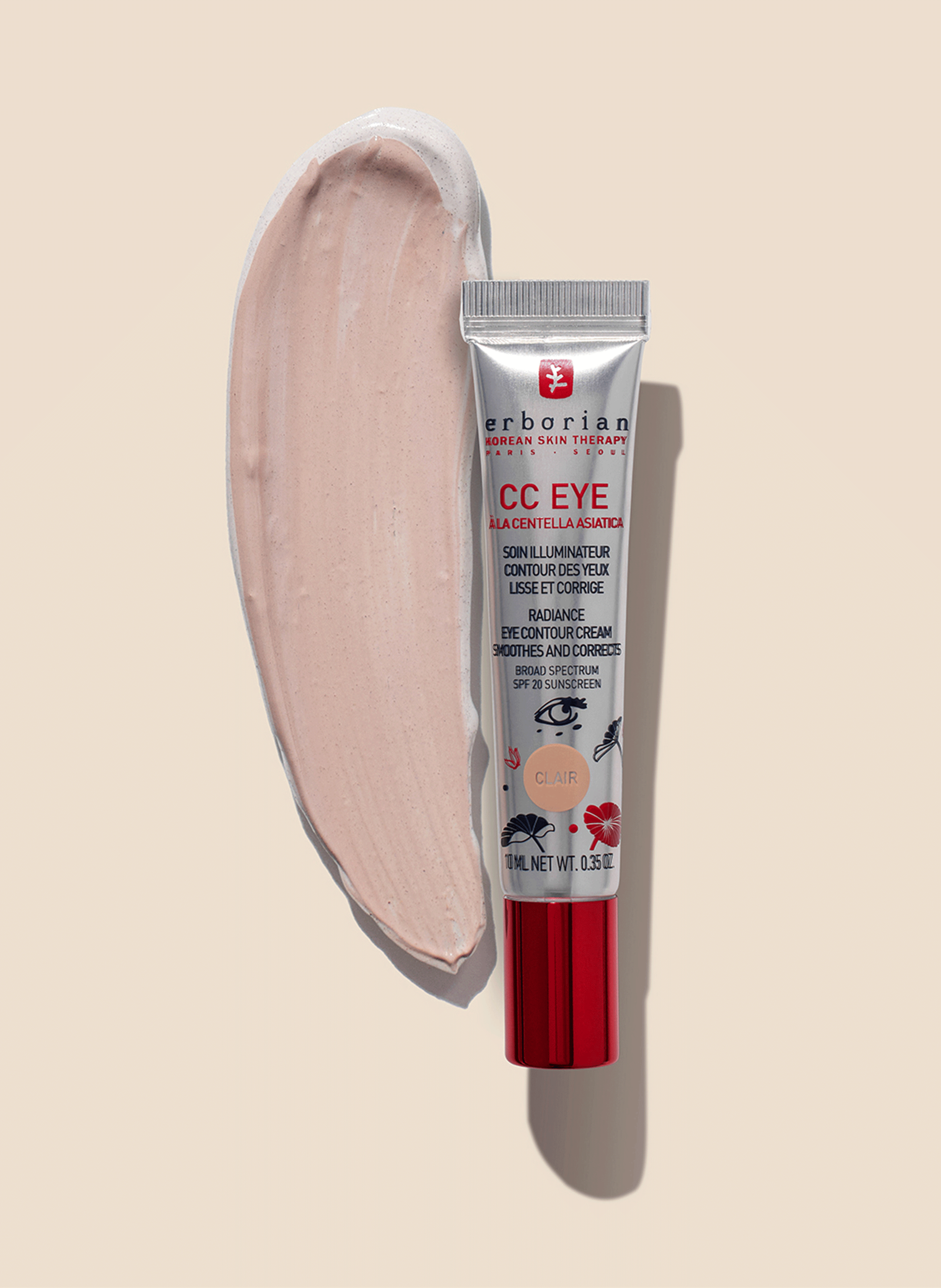 CC Eye Cream with Centella Asiatica ERBORIAN Doré