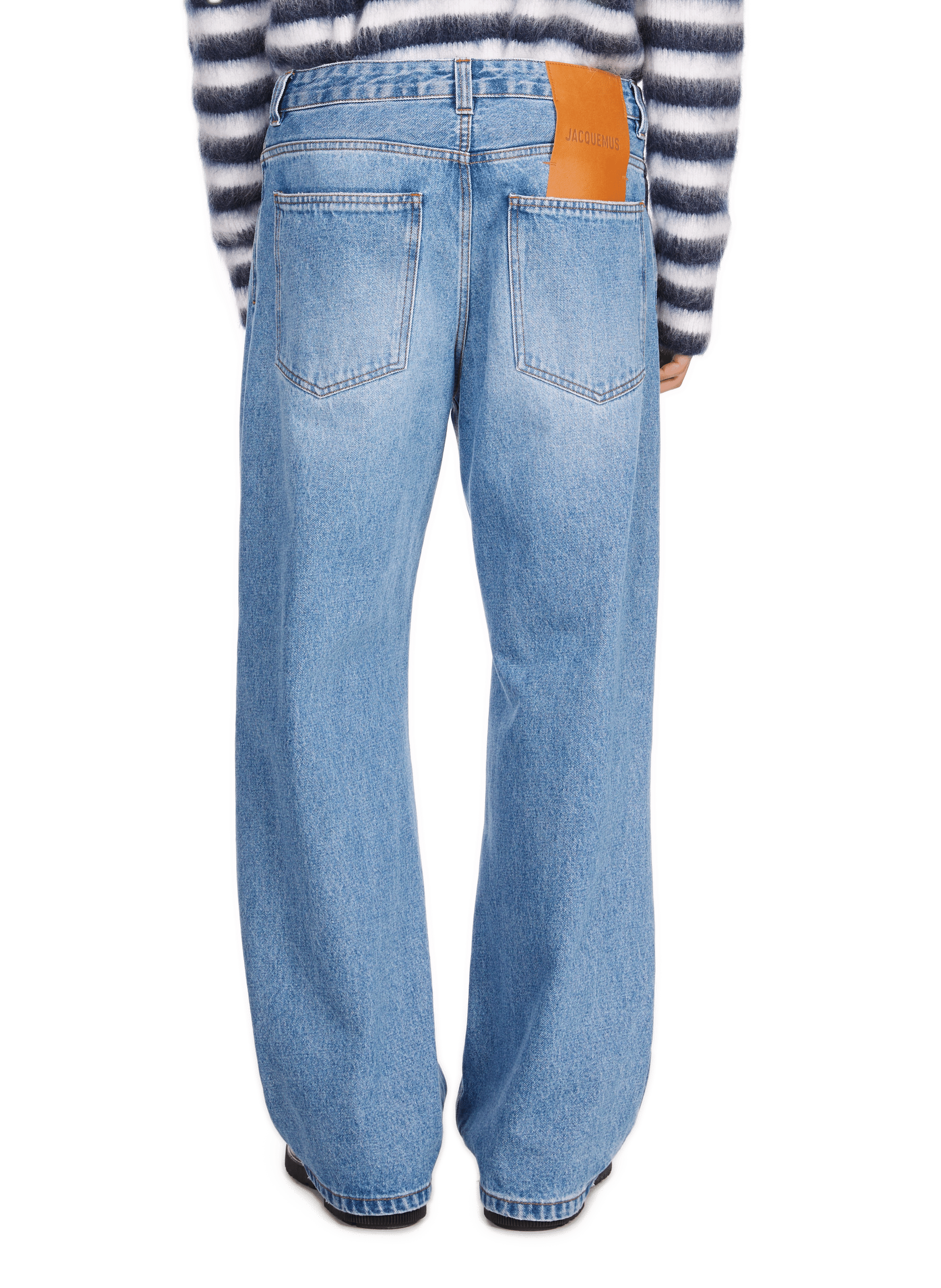 The wide leg denim JACQUEMUS Blue