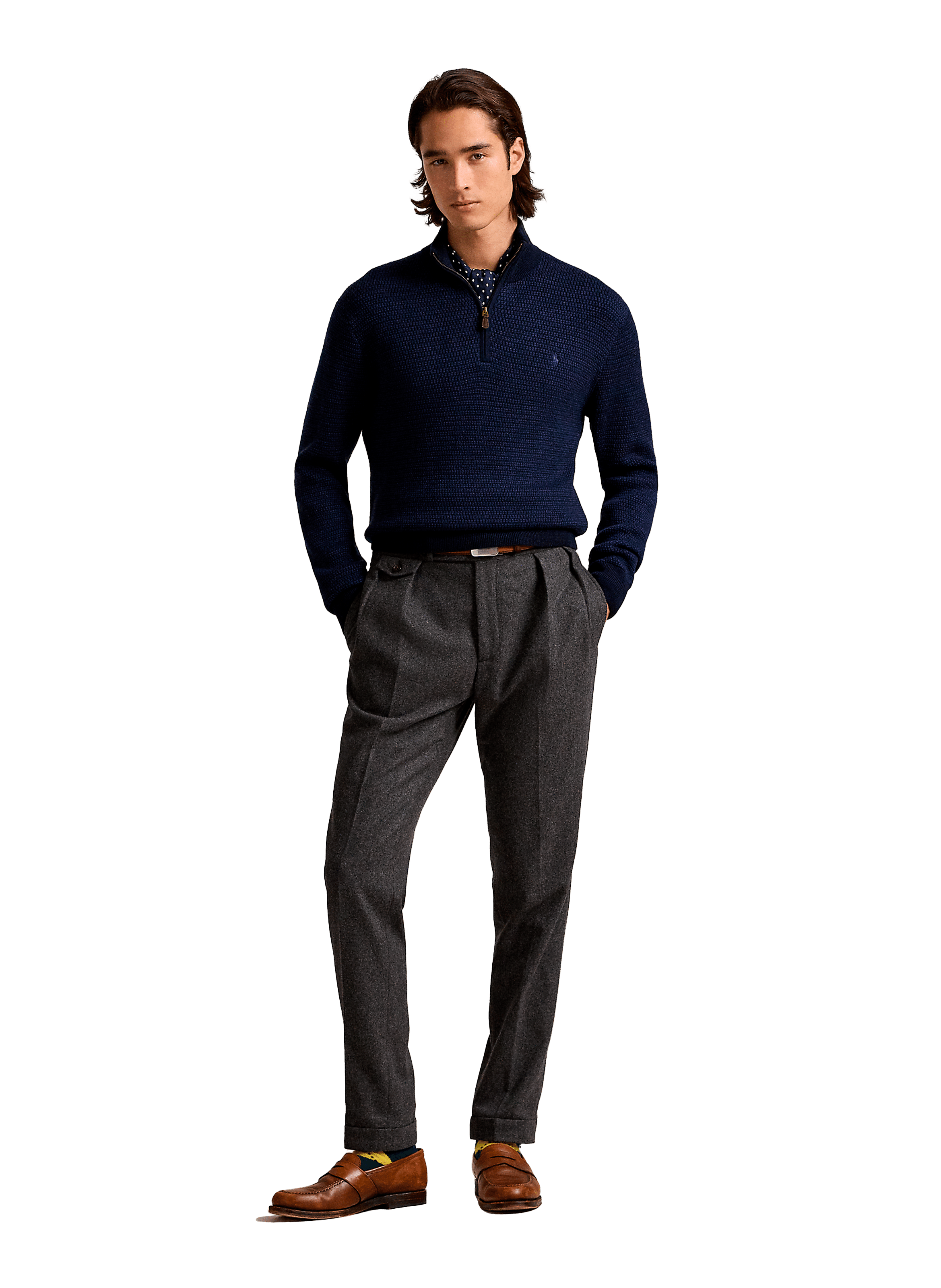 Pull en laine POLO RALPH LAUREN Bleu