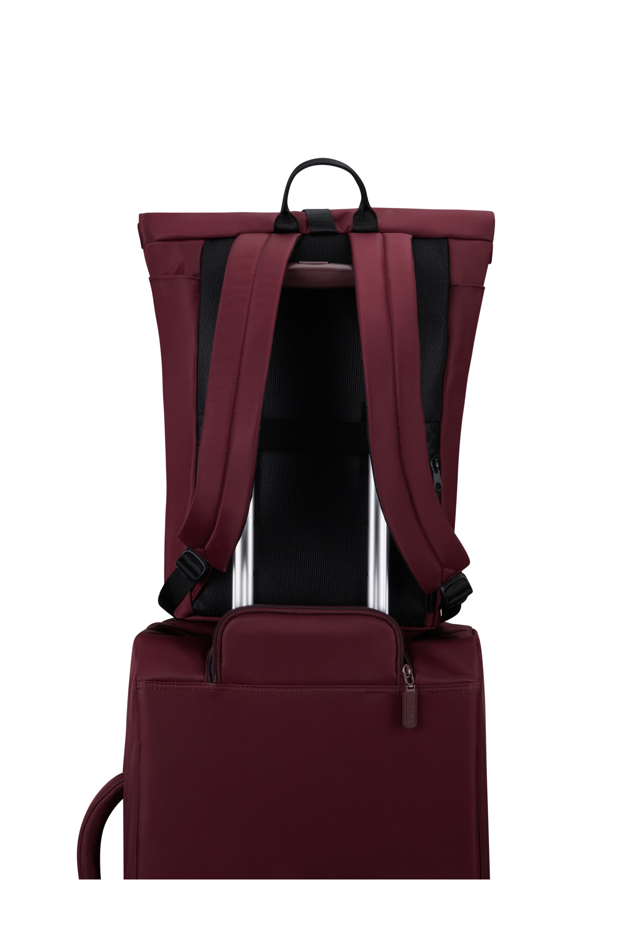 City plume sac à dos rolltop LIPAULT PARIS Rouge