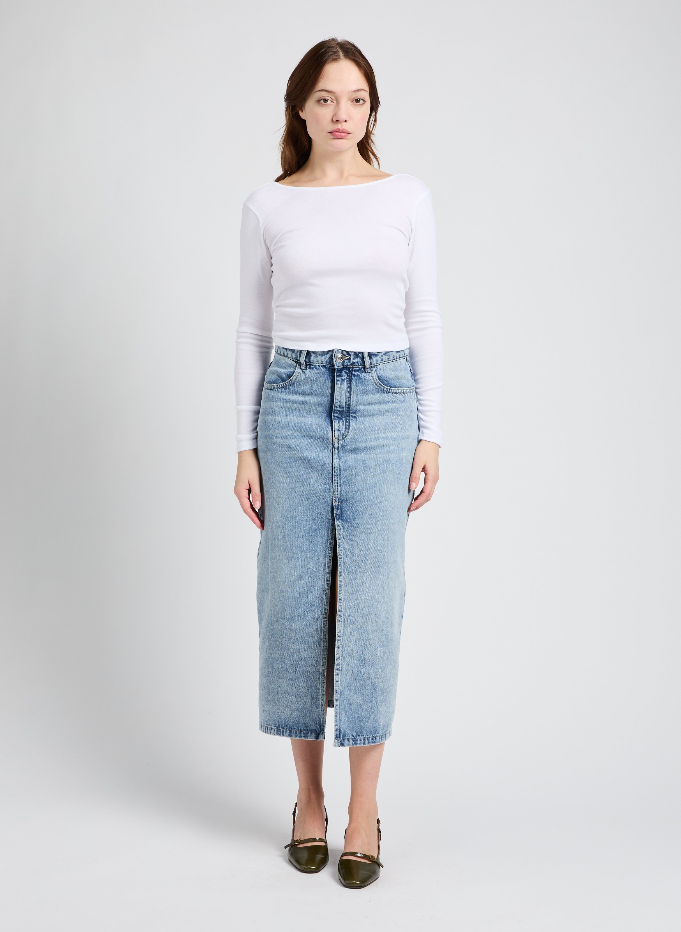 Top dos ouvert Vira  SAISON 1865 Blanc