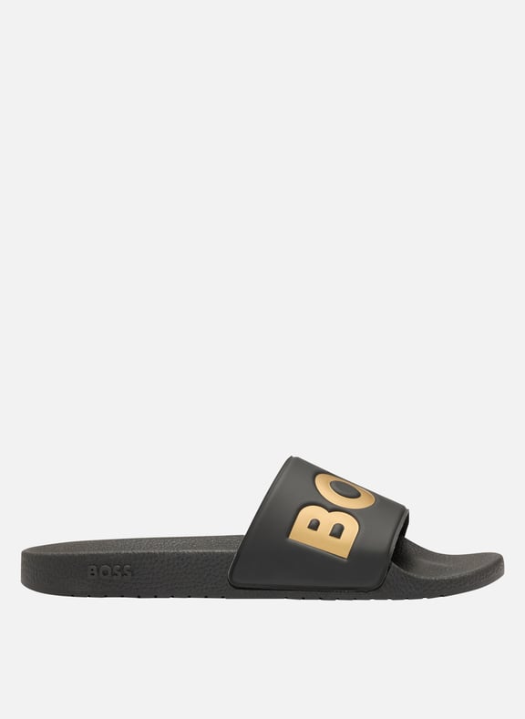 Mules Noir by BOSS BOSS Mules Noir