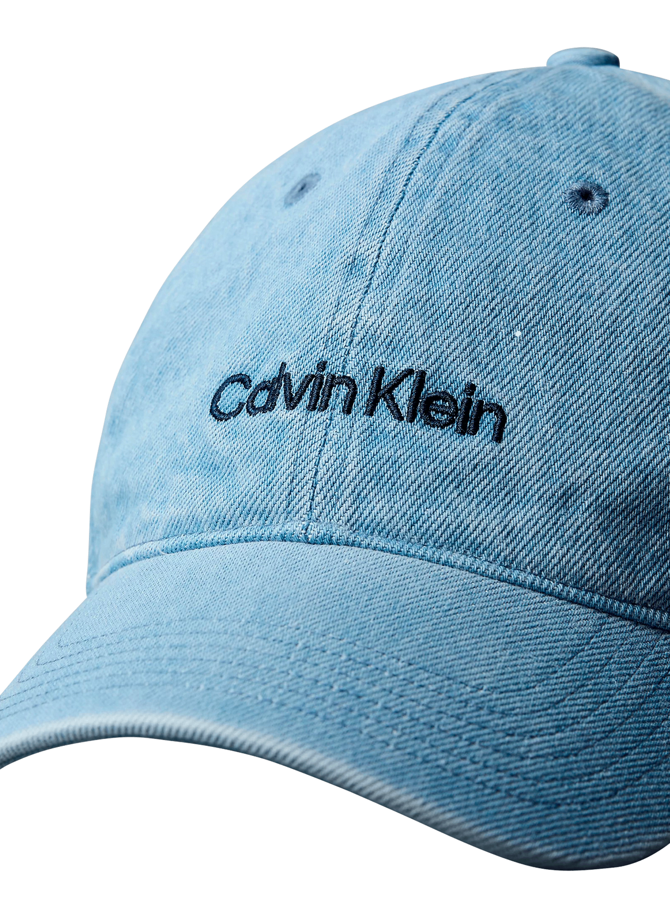 Embroidered Logo Denim Cap CALVIN KLEIN Blue